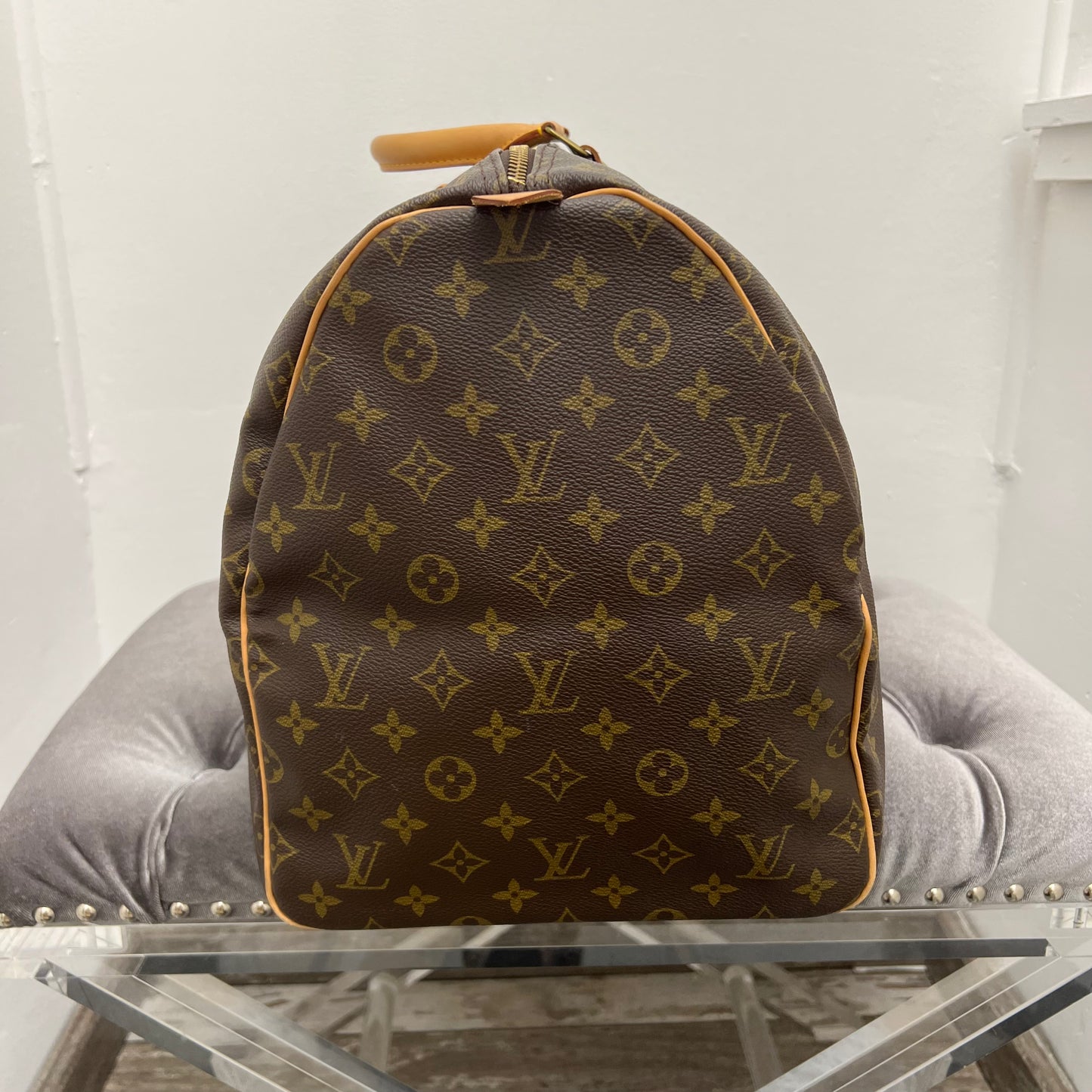 Louis Vuitton Monogram Keepall 55 Duffle Bag