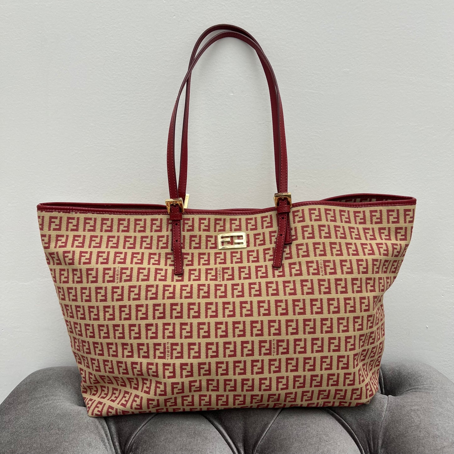 Fendi Zucchino Tote Bag