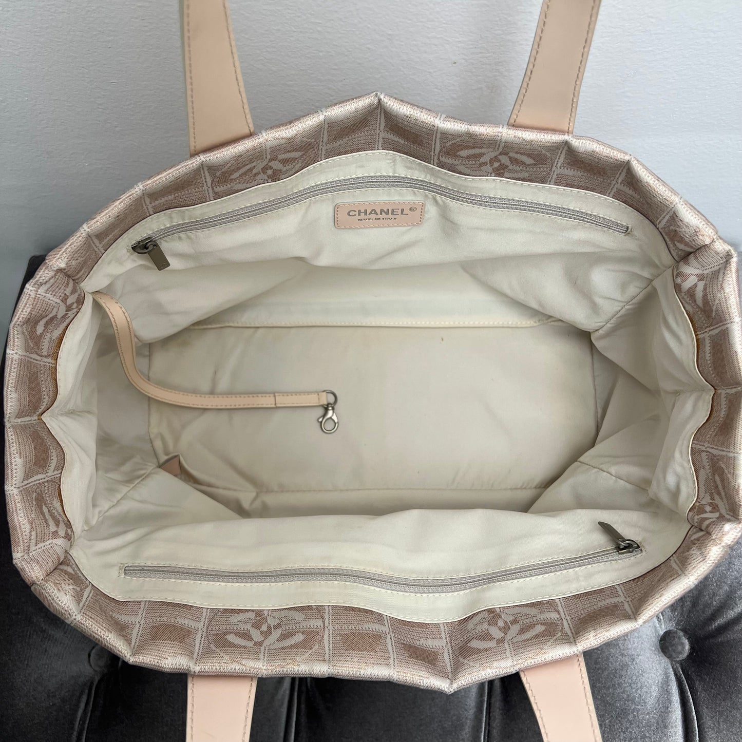 Chanel Travel Line Large Nylon Tote