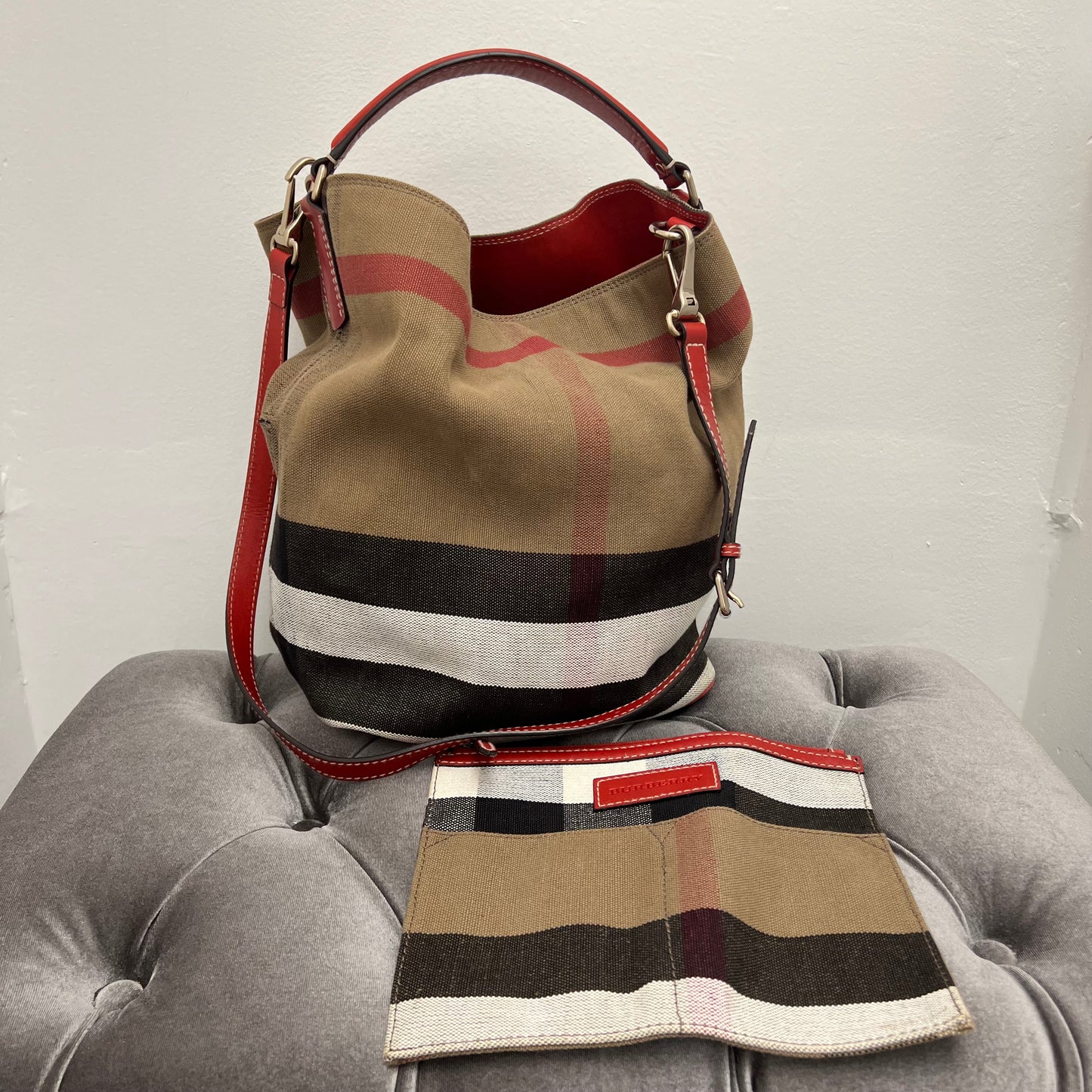 Burberry Medium Susanna Hobo Bucket