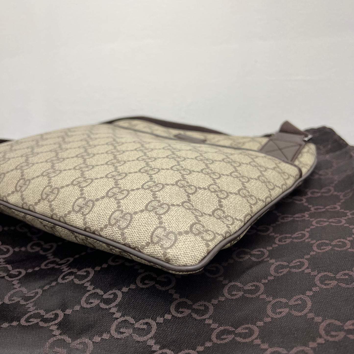 Gucci Monogram Messenger Bag