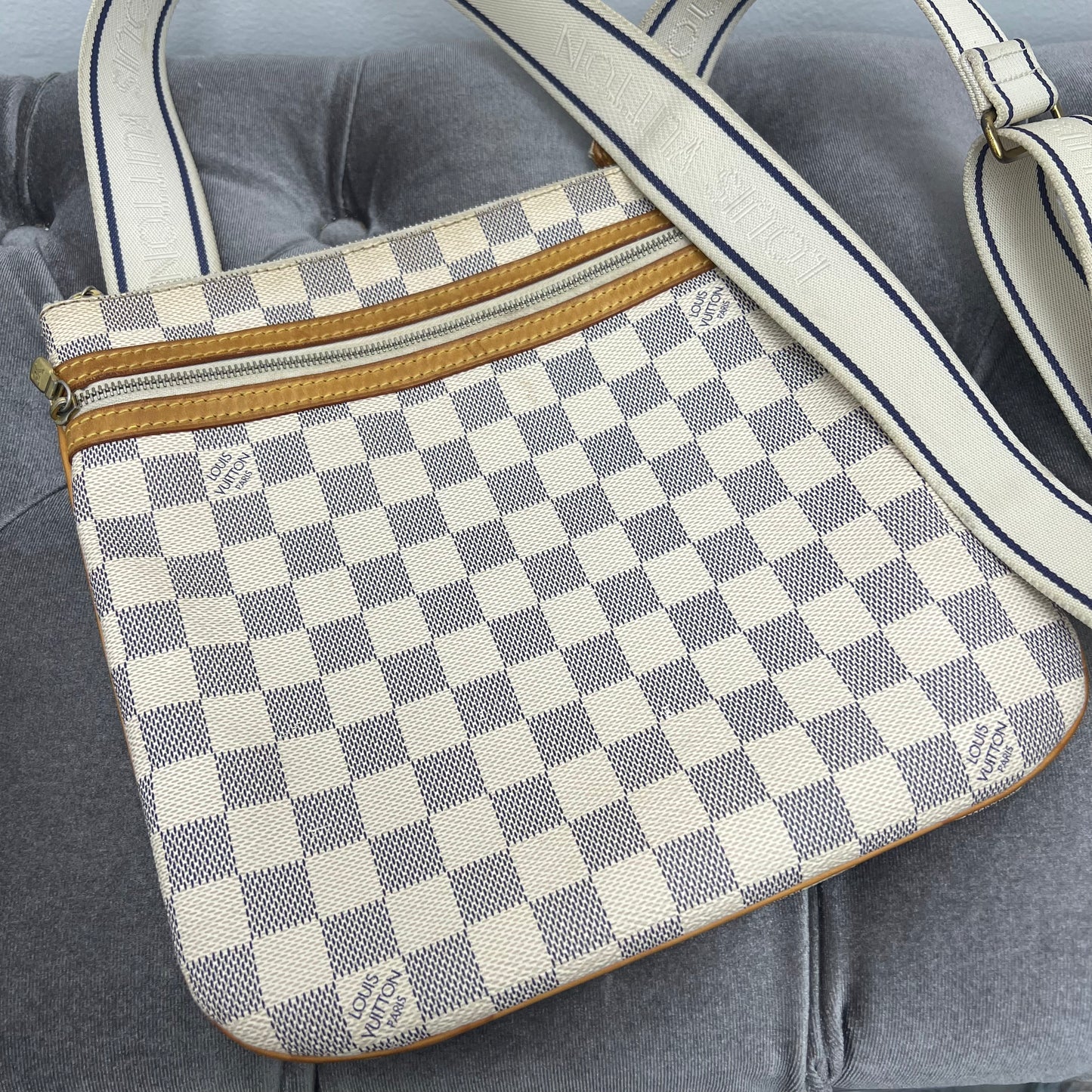 Louis Vuitton Bosphore Pochette Damier Azur