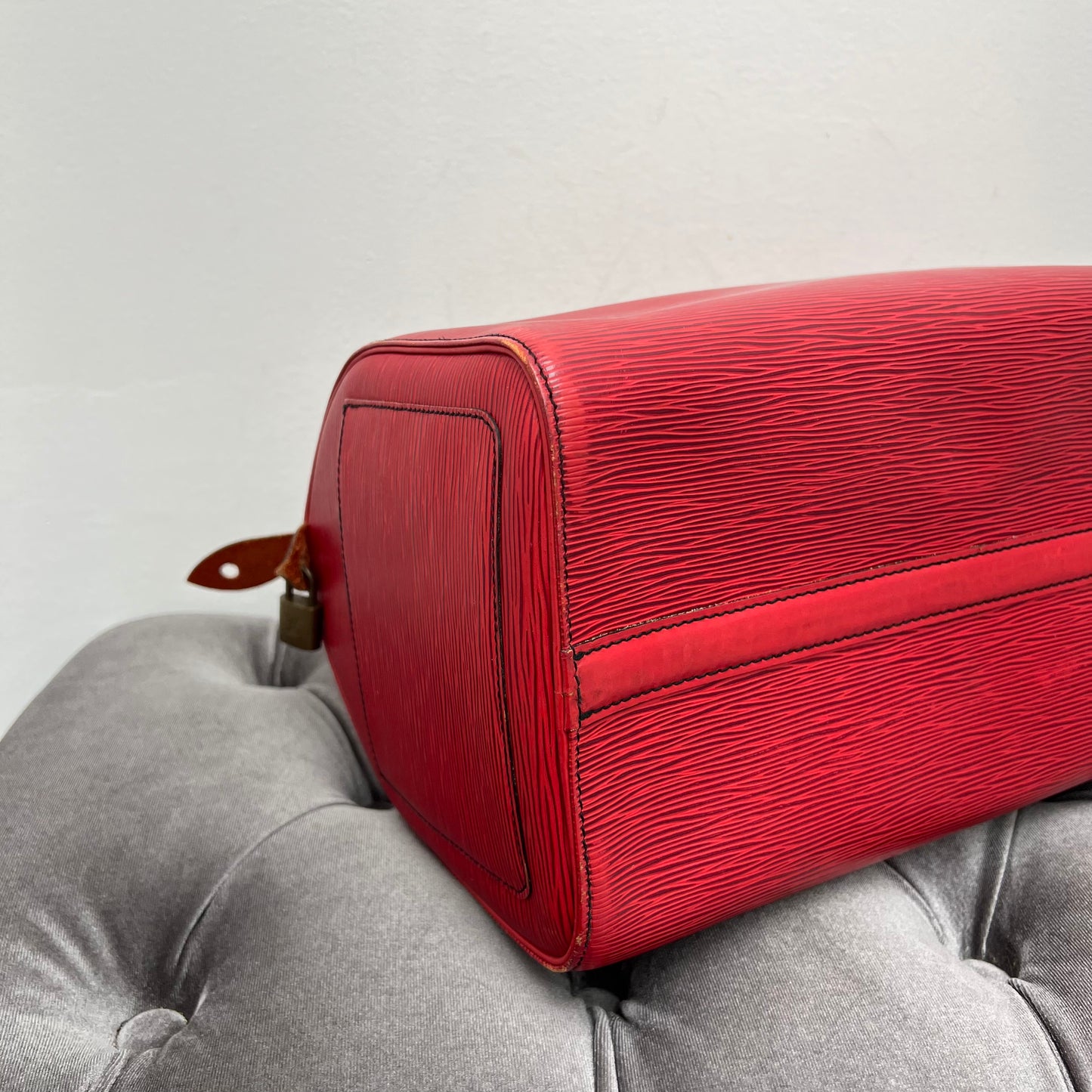 Louis Vuitton Red Epi Leather Speedy 35