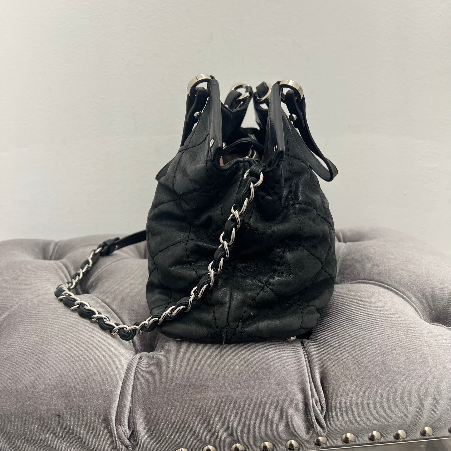 Chanel Sea Tote Quilted Iridescent Calfskin