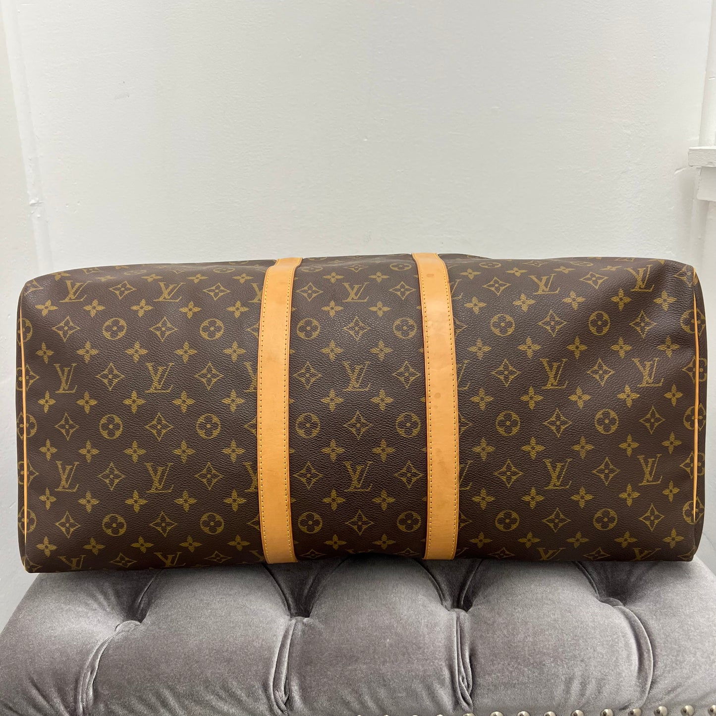 Louis Vuitton Monogram Keepall 55 Duffle Bag