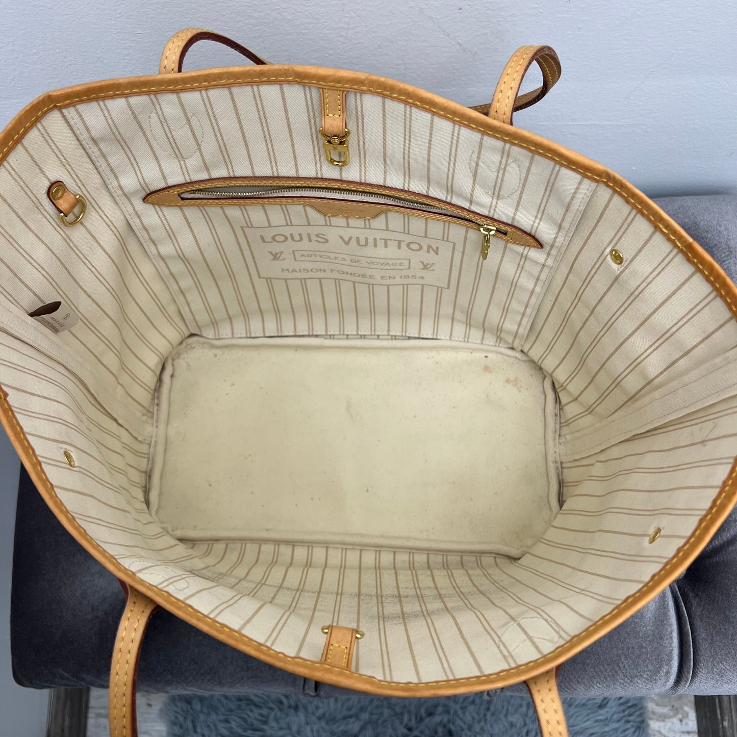 Louis Vuitton Neverfull MM Damier Azur