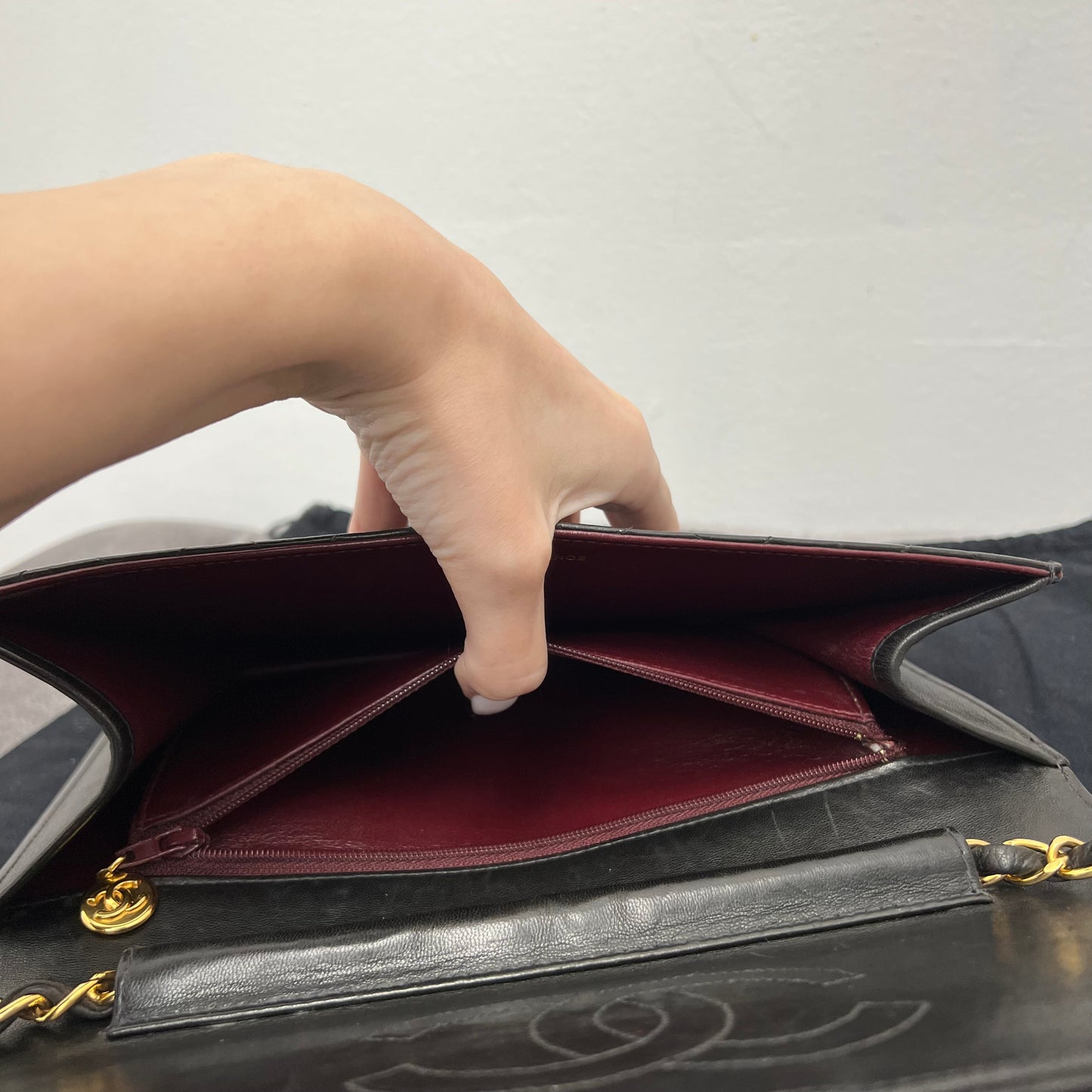 Chanel Vintage Single Flap Shoulder Bag
