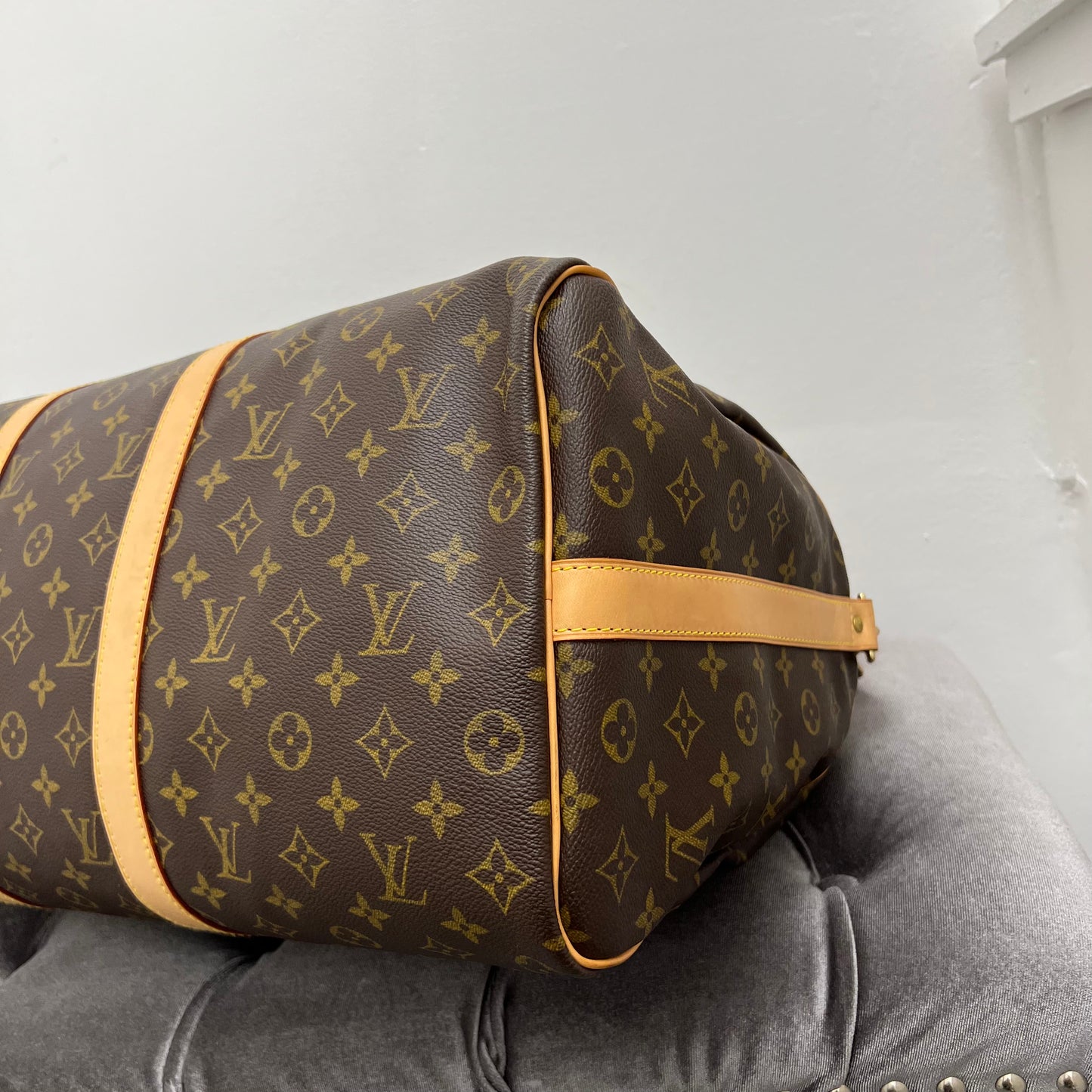 Louis Vuitton Monogram Keepall 50 Bandouliere Duffle Bag