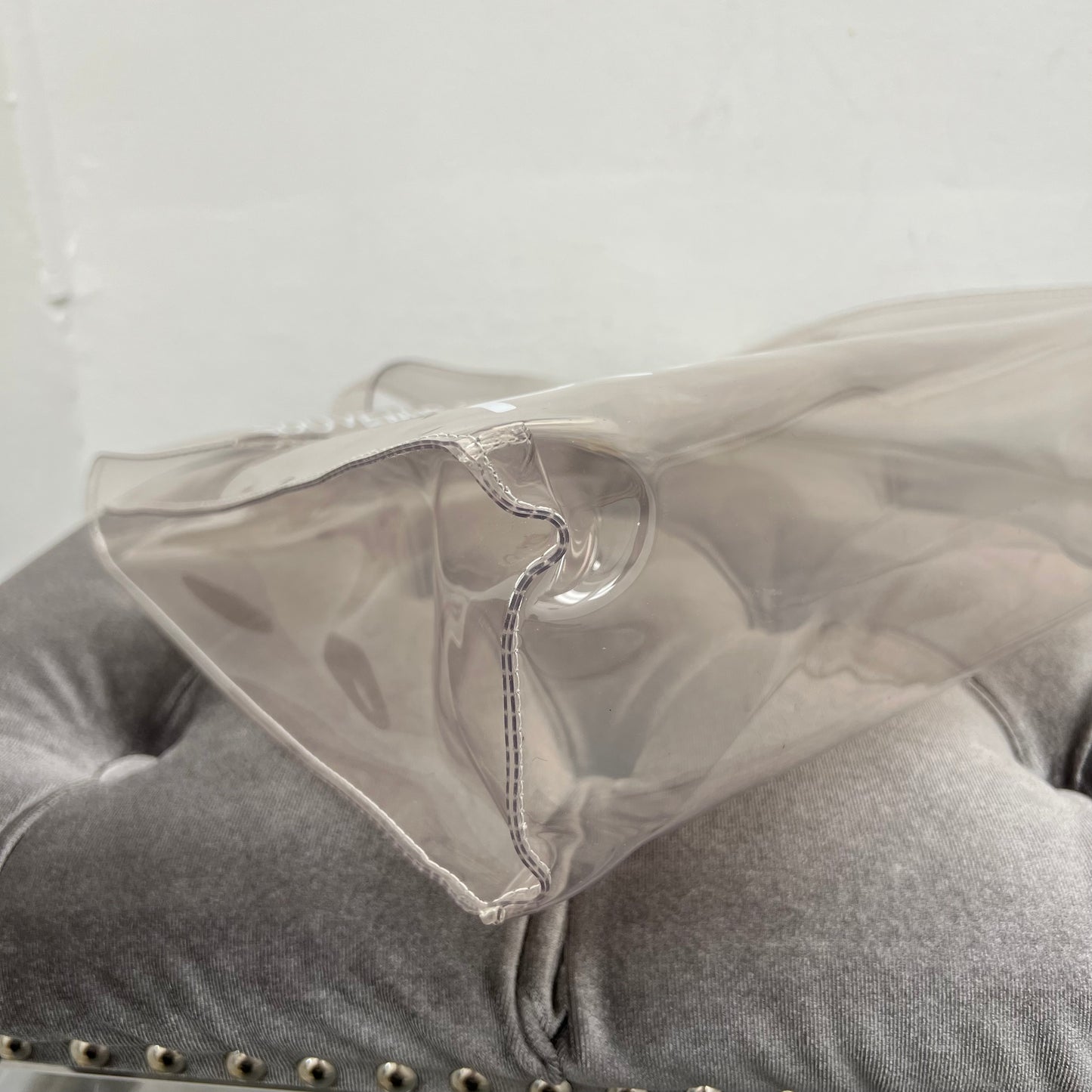 Hermes Clear Vinyl "Souvenir De L'Exposition" Kelly Bag