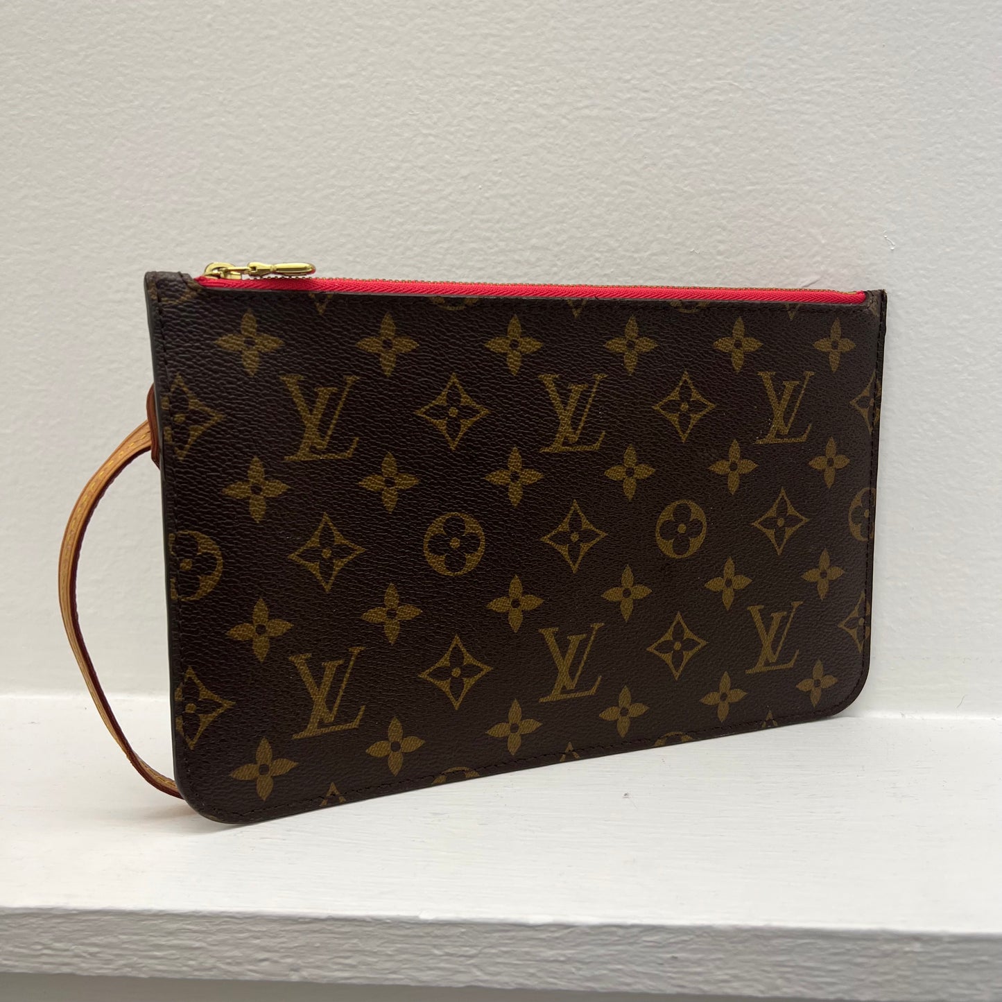 Louis Vuitton Neverfull Pouch Monogram, Pink