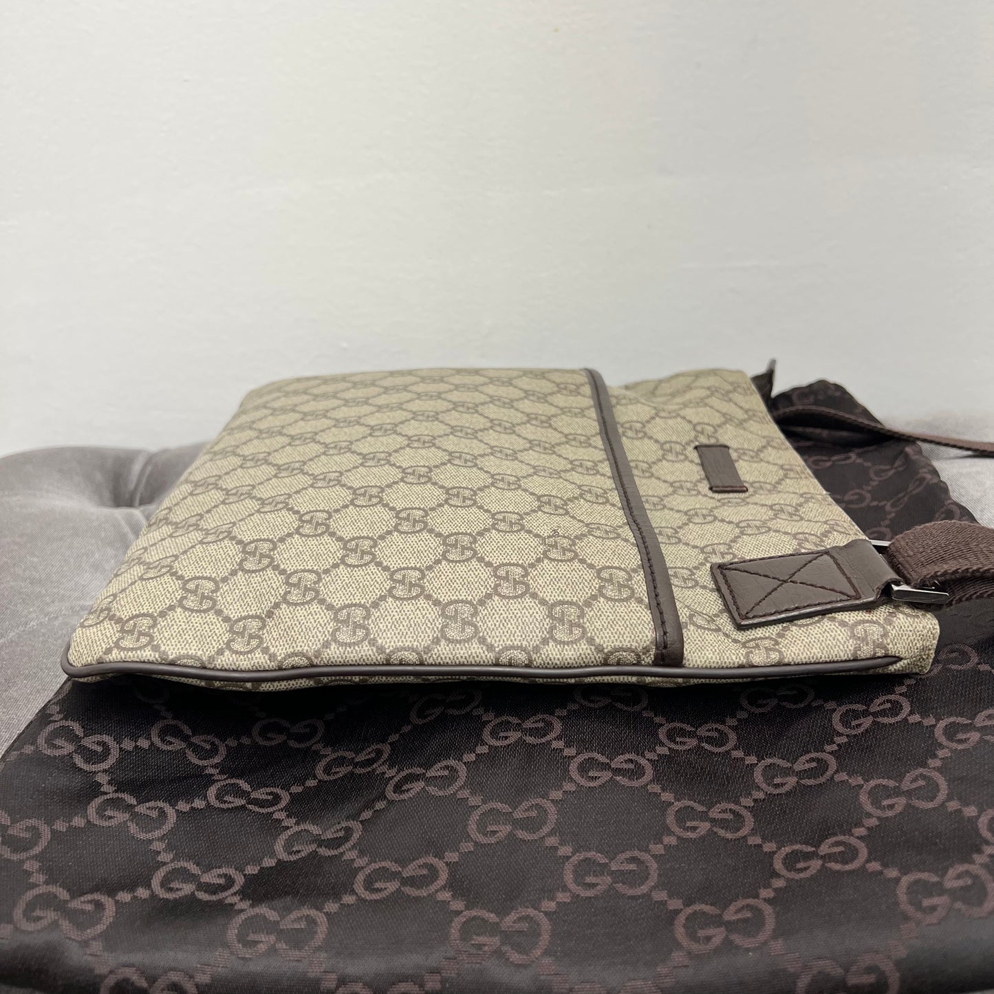 Gucci Monogram Messenger Bag
