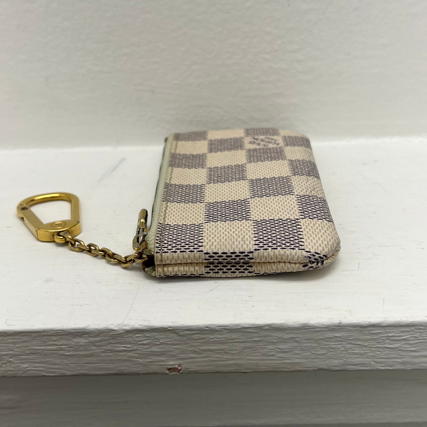 Louis Vuitton Key Pouch Damier Azur