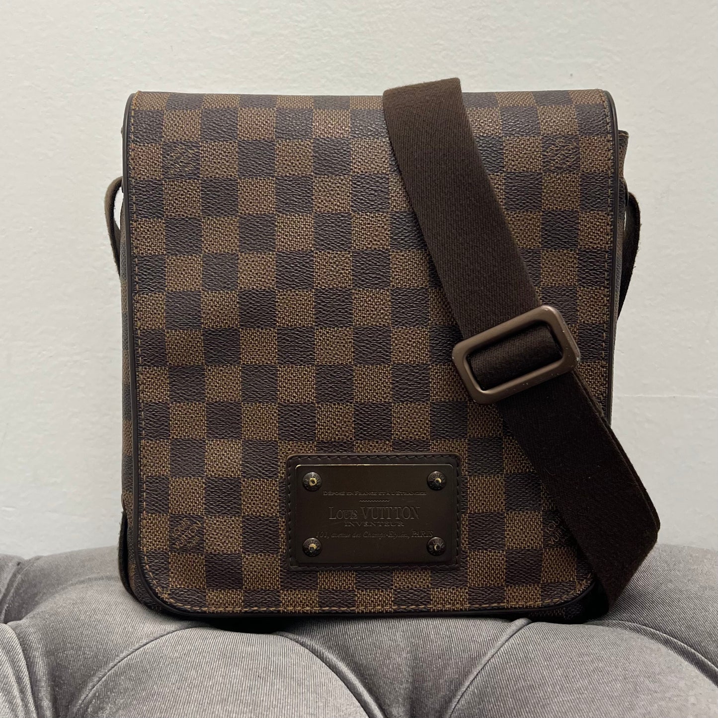 Louis Vuitton Brooklyn Flap PM Damier Ebene