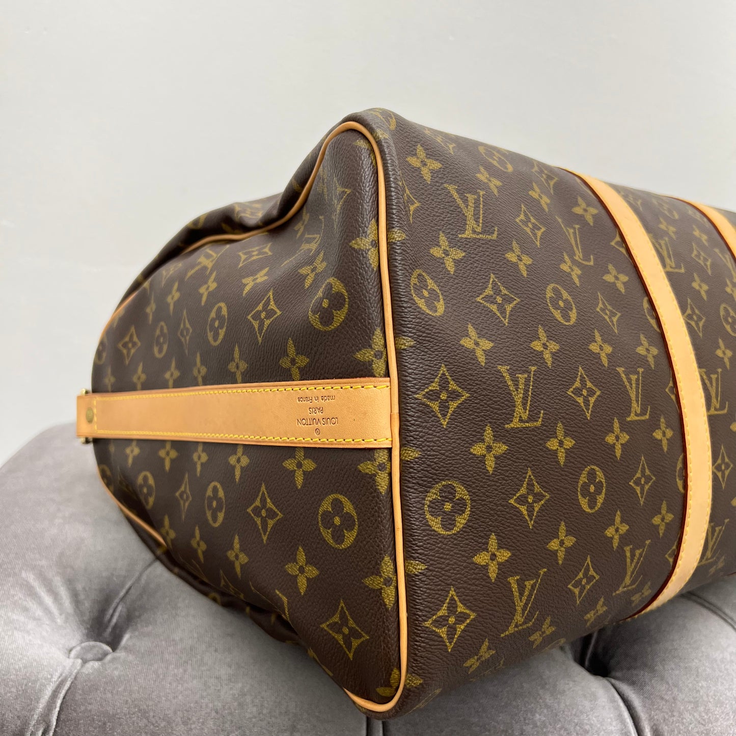 Louis Vuitton Monogram Keepall 50 Bandouliere Duffle Bag