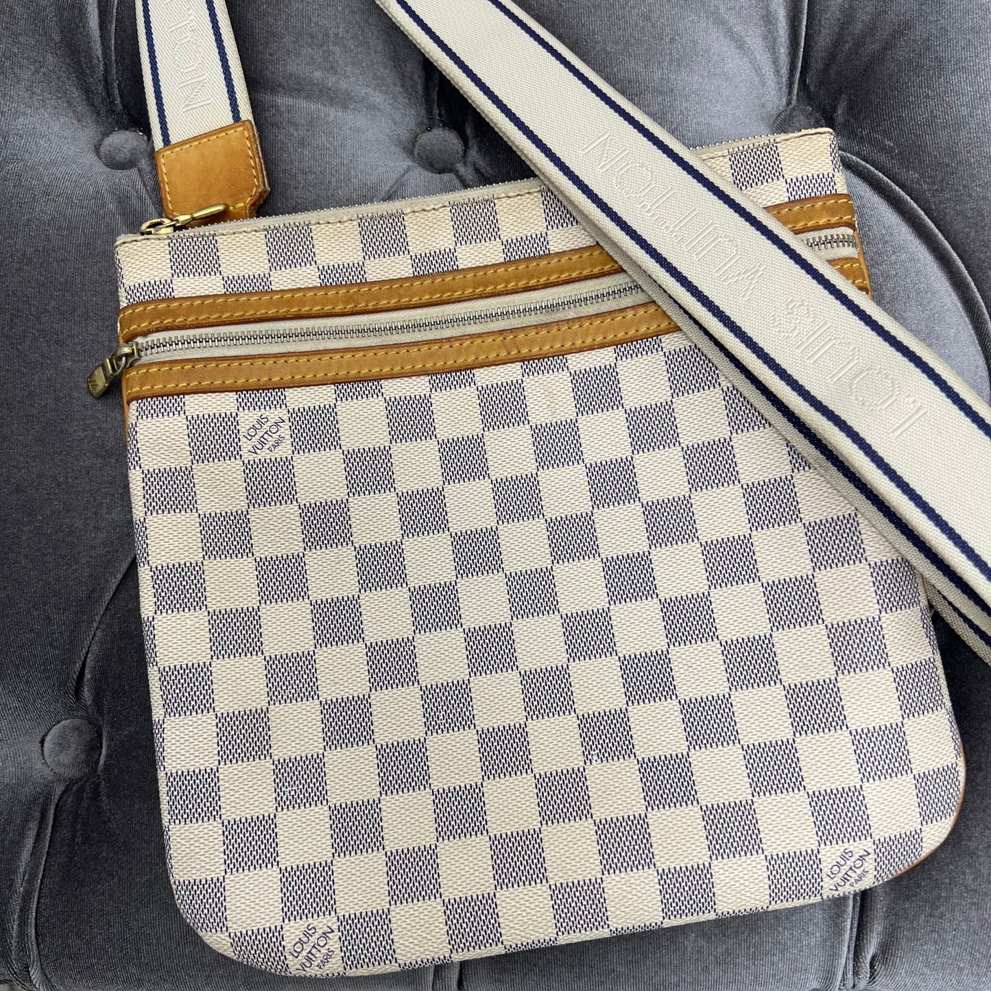 Louis Vuitton Bosphore Pochette Damier Azur