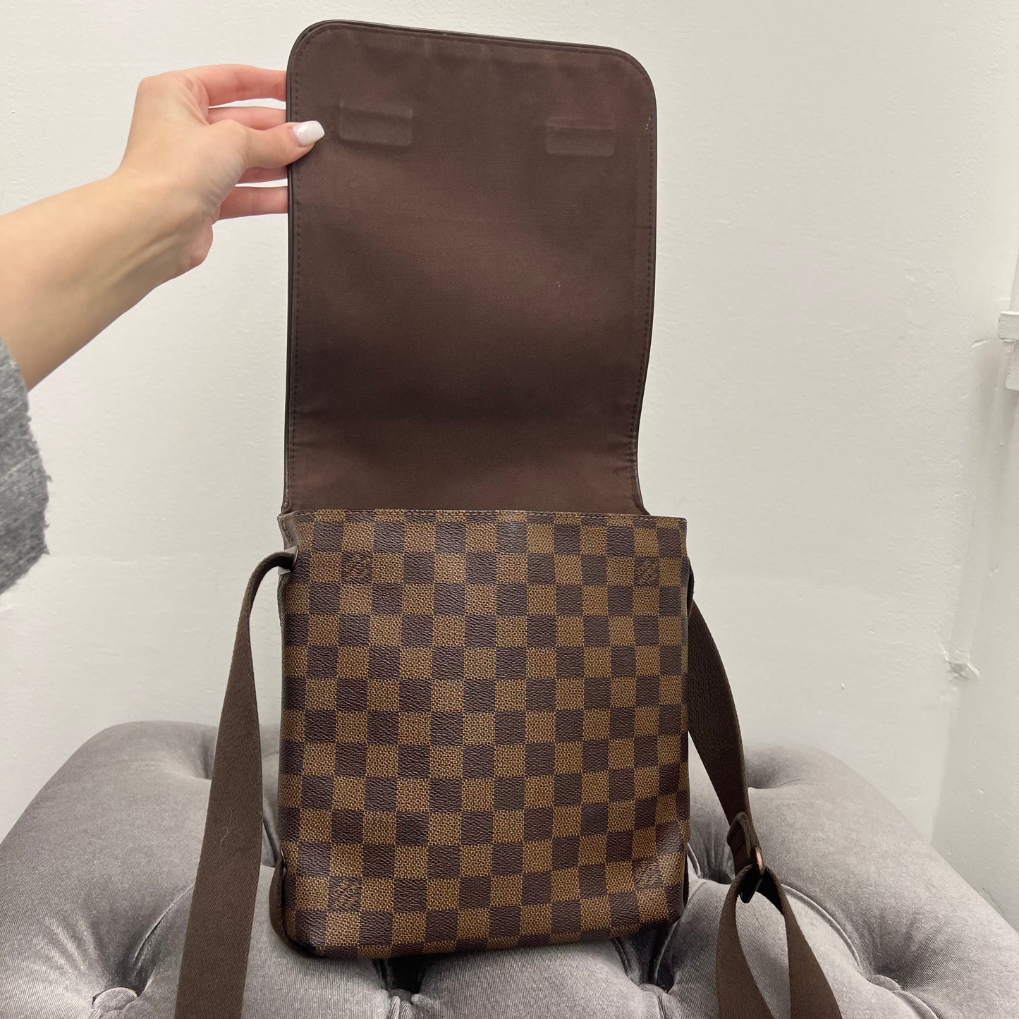Louis Vuitton Brooklyn Flap PM Damier Ebene