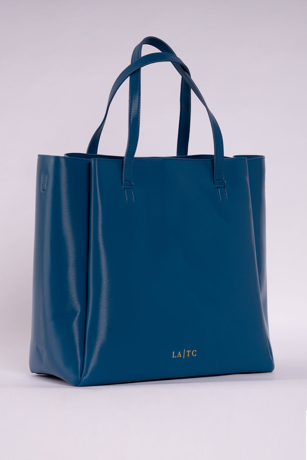 Vegan Leather Fashion Tote with Removable Pouch & Removable Crossbody Strap