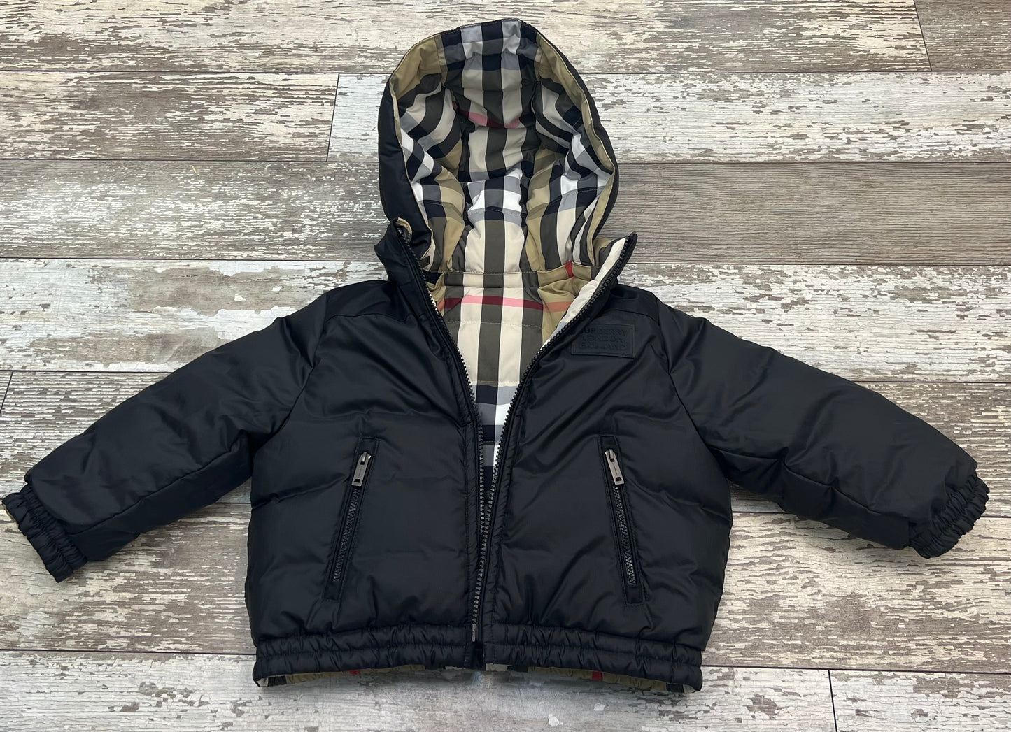 Burberry Kids Reversible Coat, 3 Youth