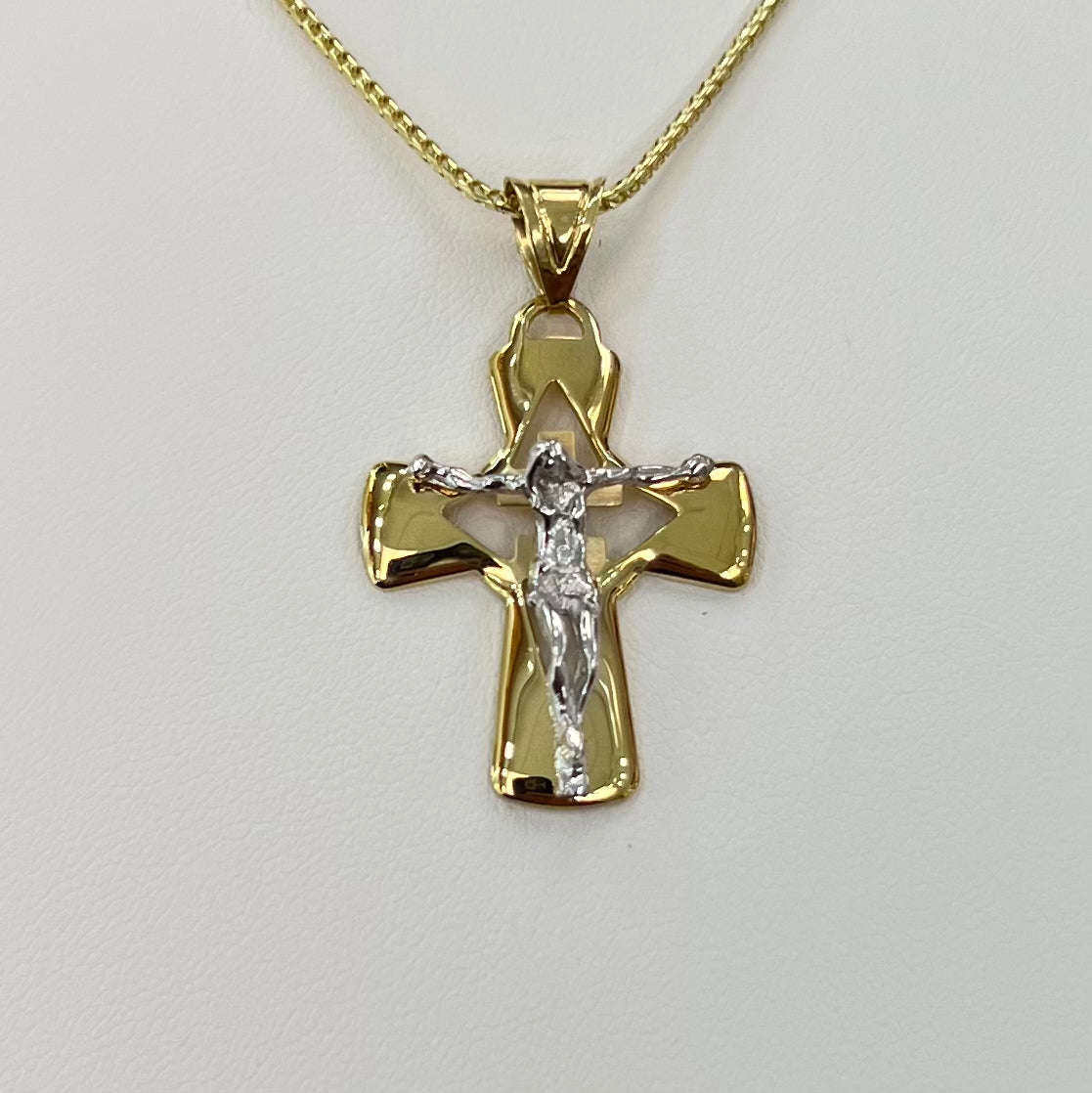 14k Gold Cross Pendant