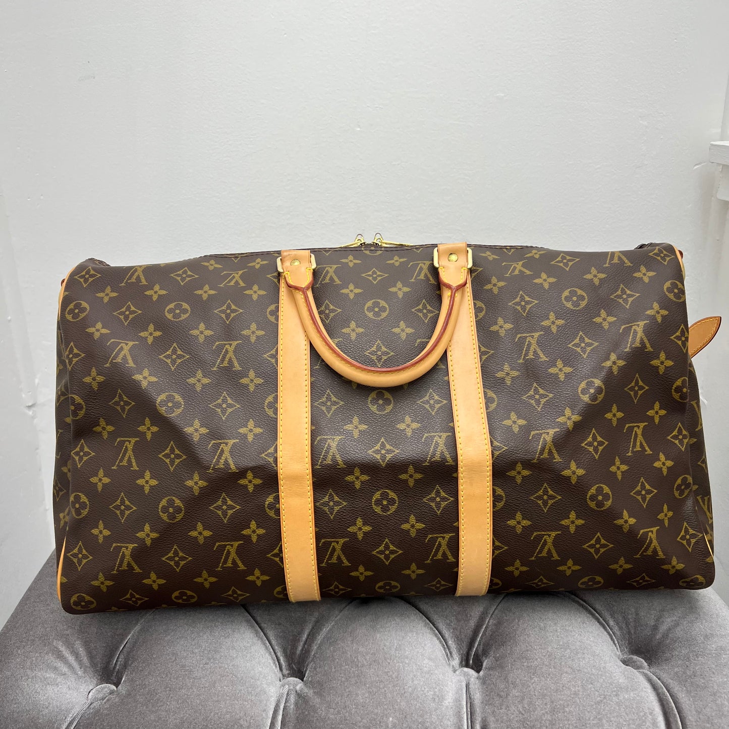 Louis Vuitton Monogram Keepall 50 Bandouliere Duffle Bag