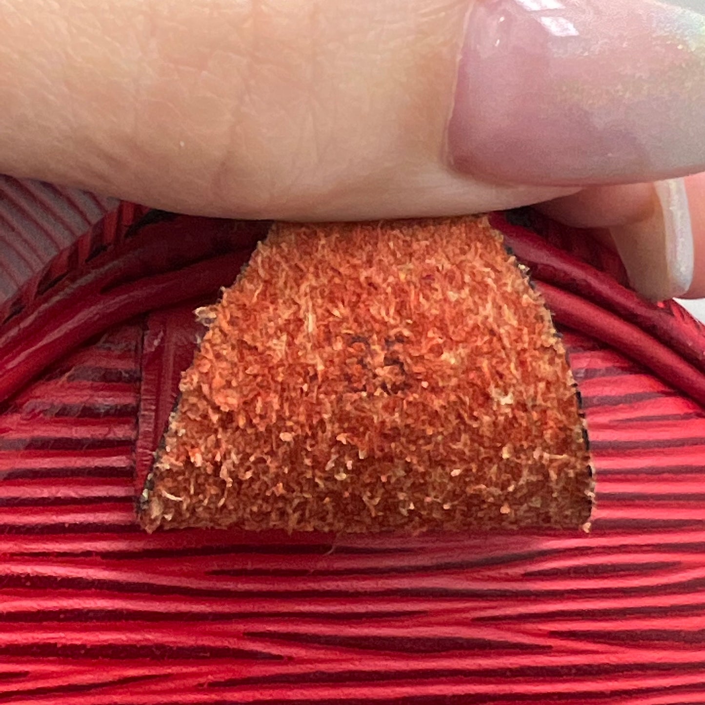 Louis Vuitton Red Epi Leather Speedy 35