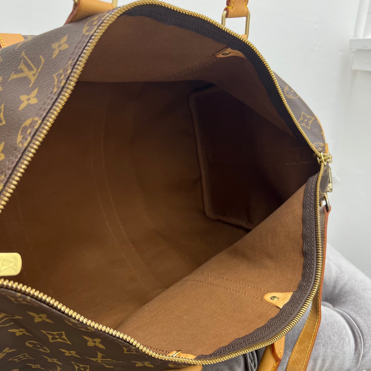 Louis Vuitton Monogram Keepall 50 Bandouliere Duffle Bag
