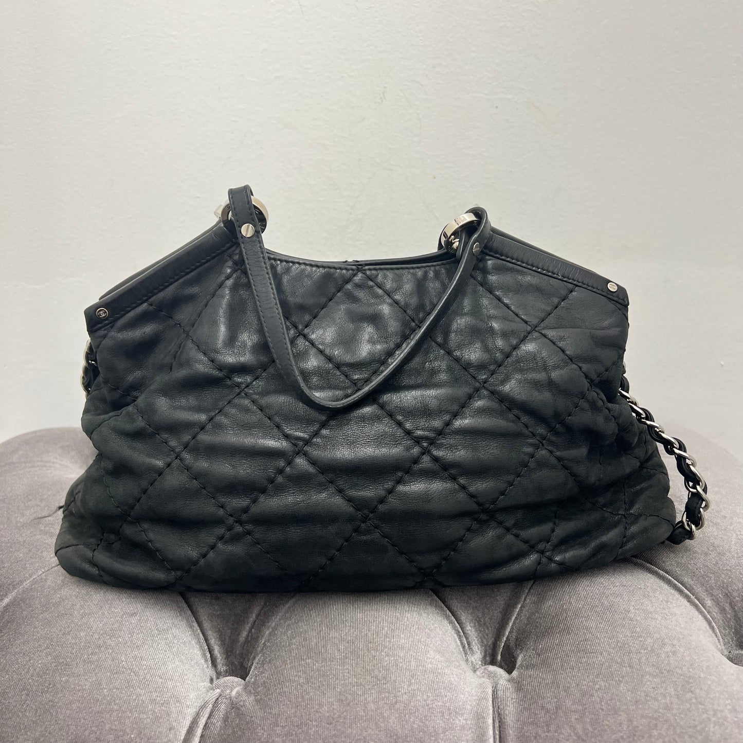 Chanel Sea Tote Quilted Iridescent Calfskin