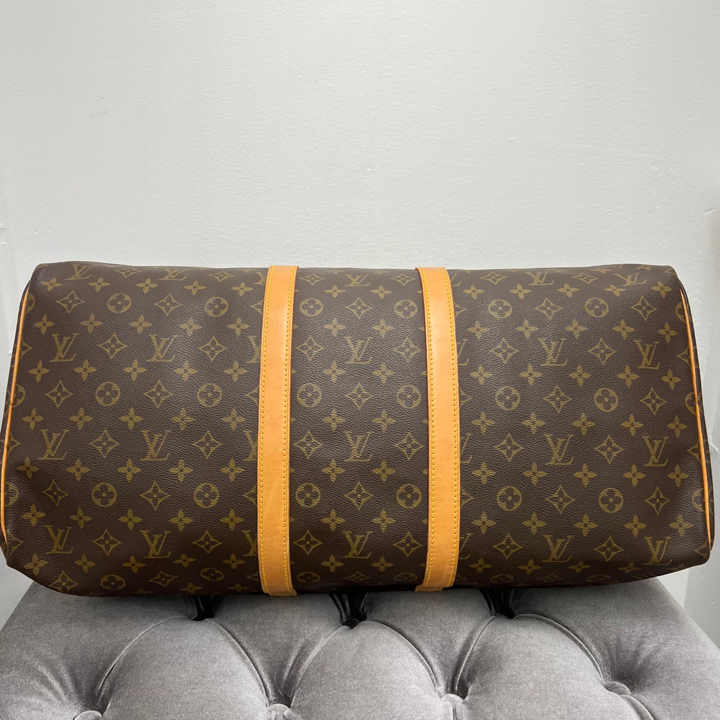 Louis Vuitton Monogram Keepall 55 Duffle Bag
