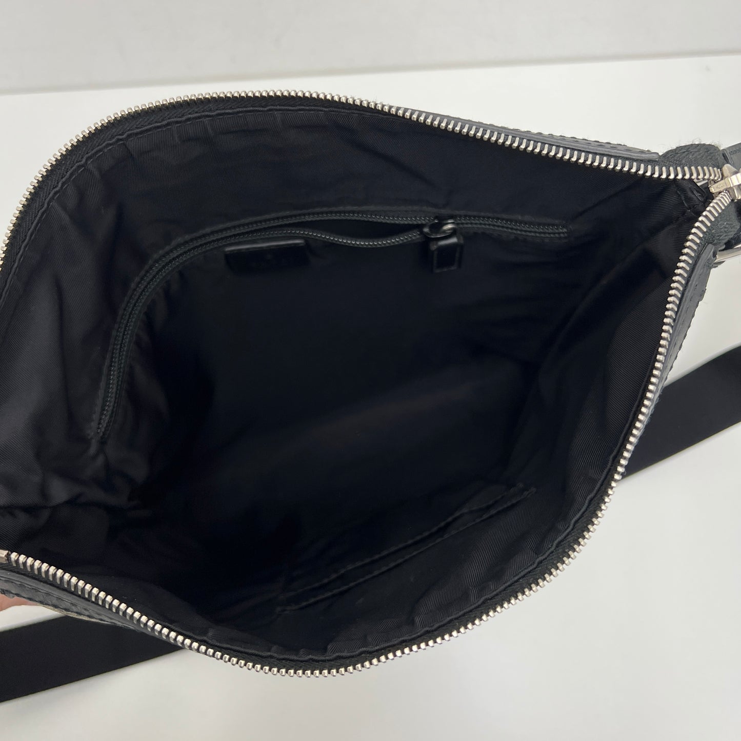 Gucci GG Supreme Web Messenger Crossbody Bag