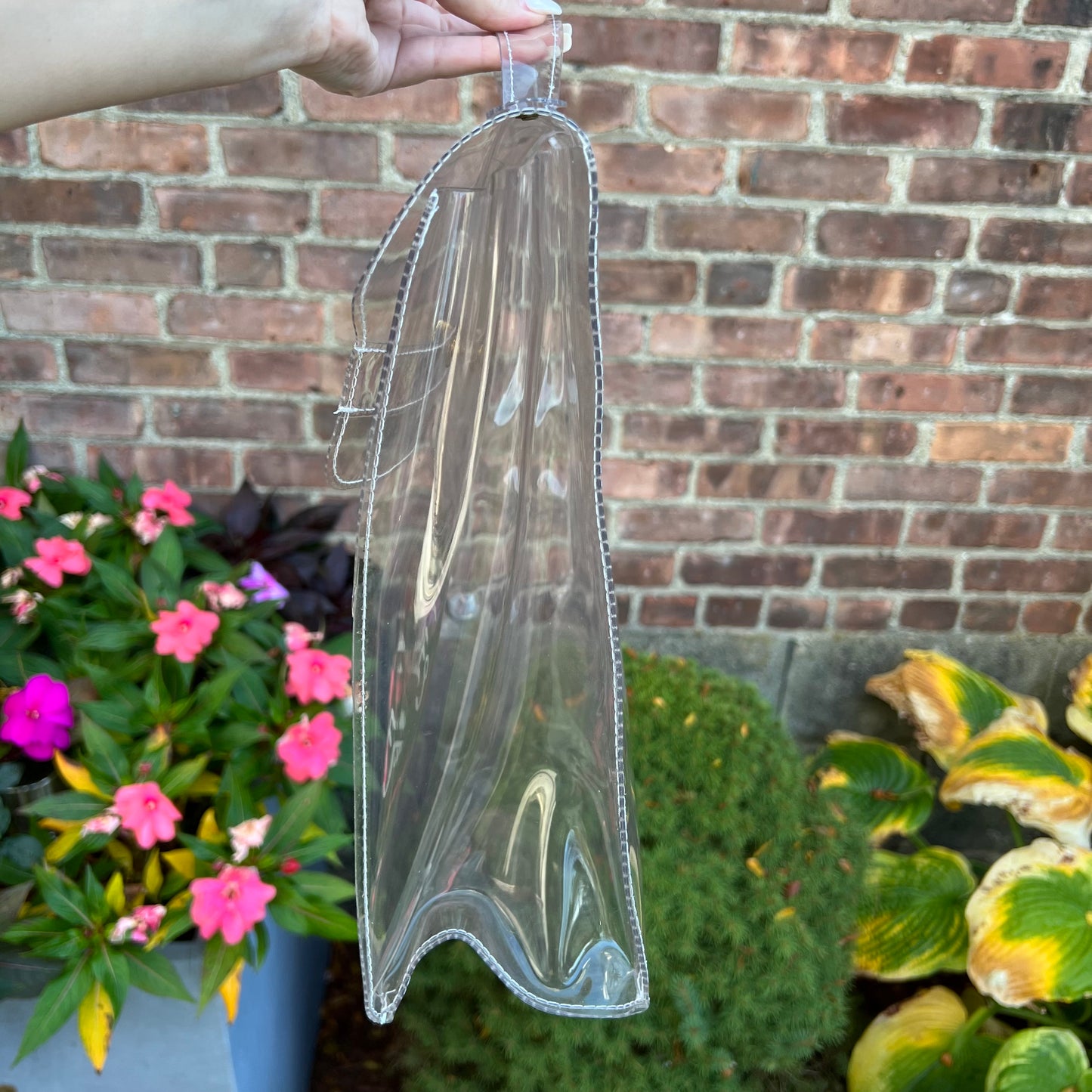Hermes Clear Vinyl "Souvenir De L'Exposition" Kelly Bag