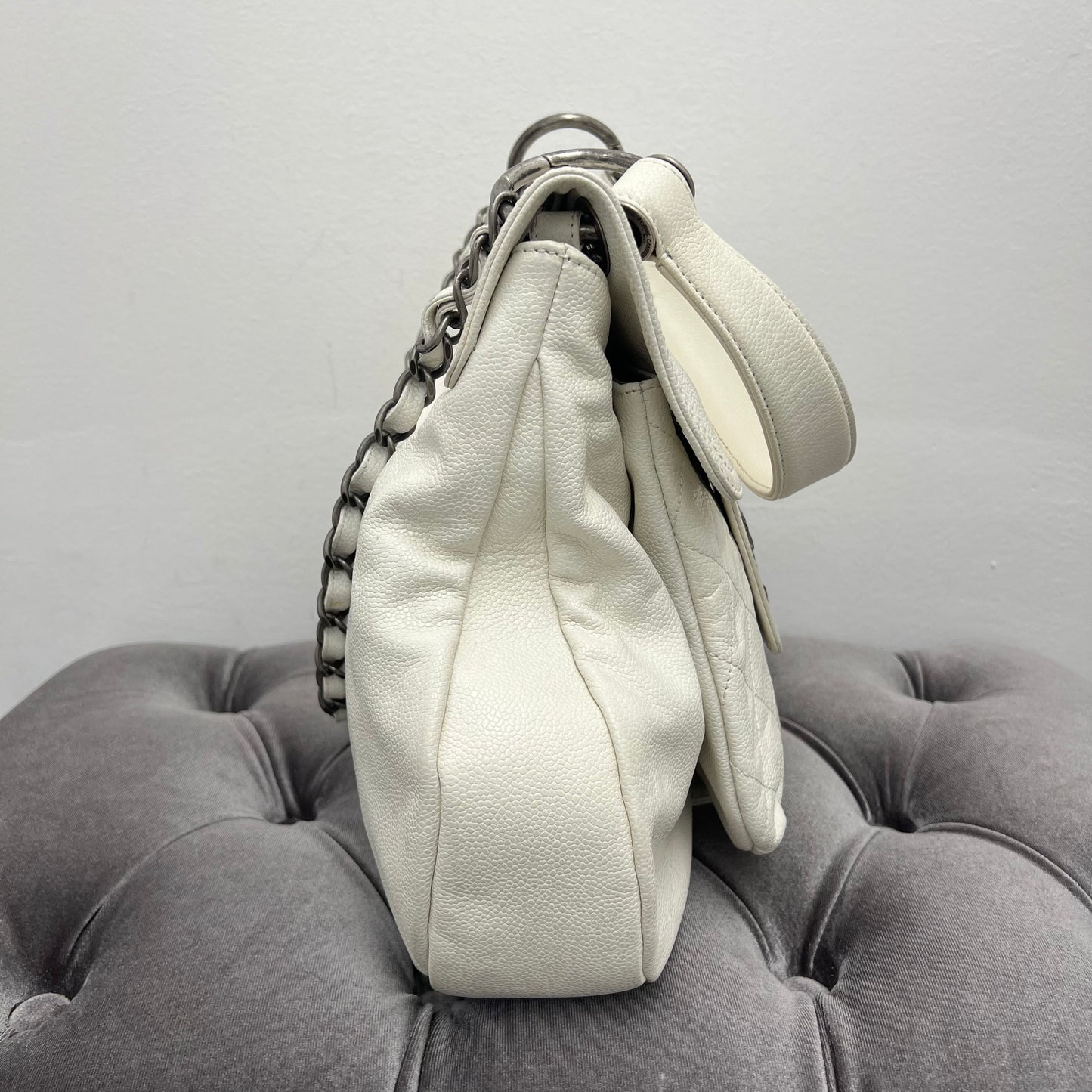 Chanel Coco Rider Hobo Glazed Caviar