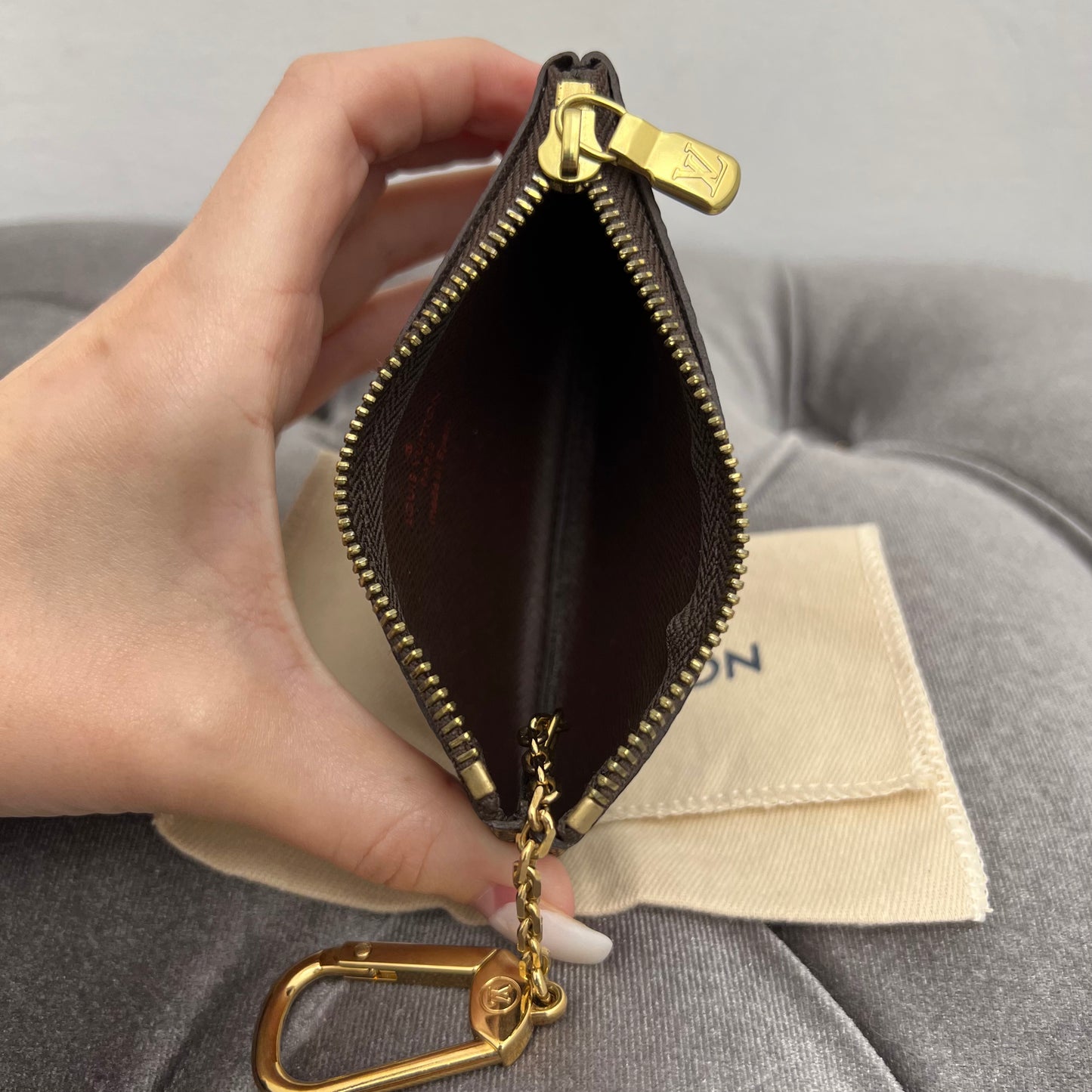 Louis Vuitton Damier Ebene Key Pouch