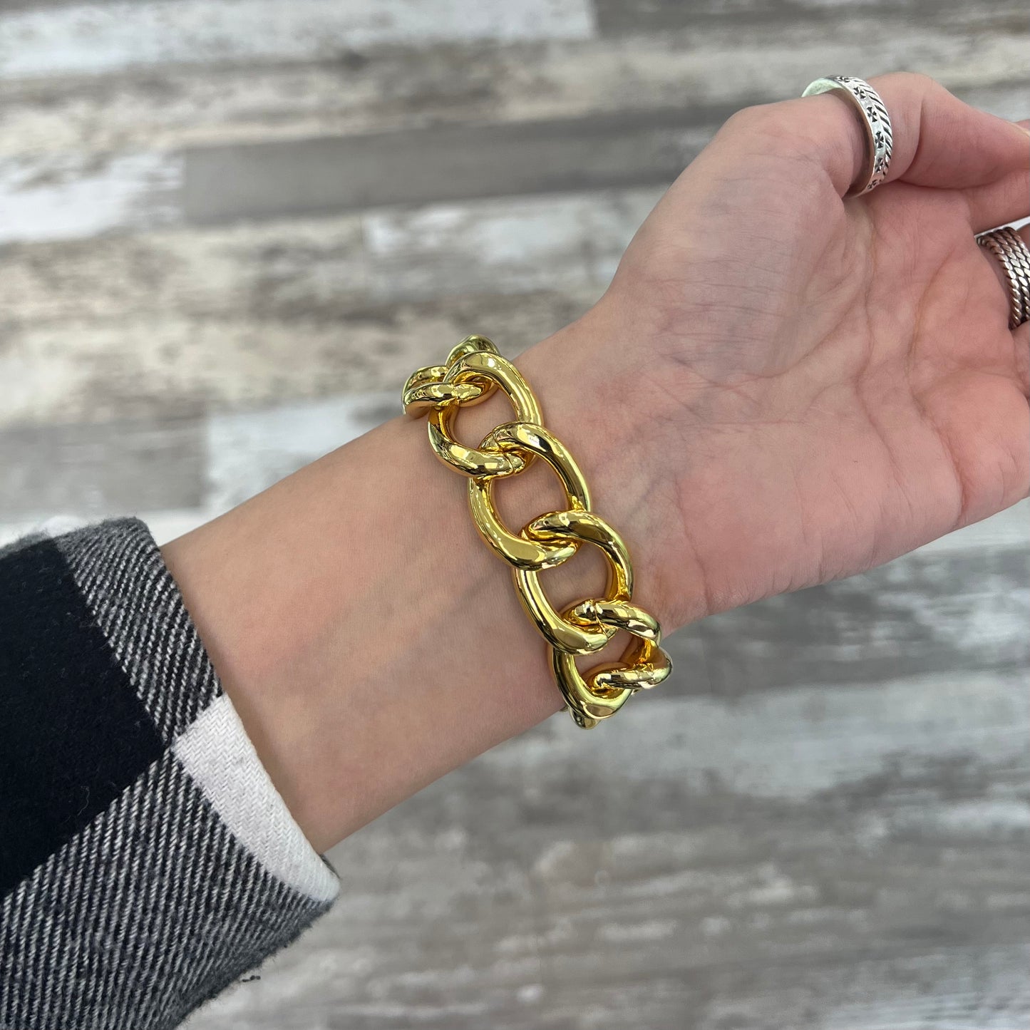 Chanel Vintage Logo Bracelet