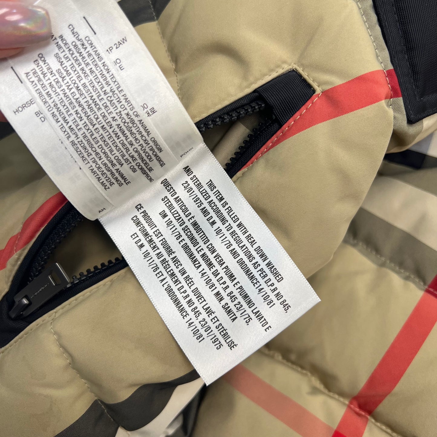 Burberry Kids Reversible Coat, 6 Youth
