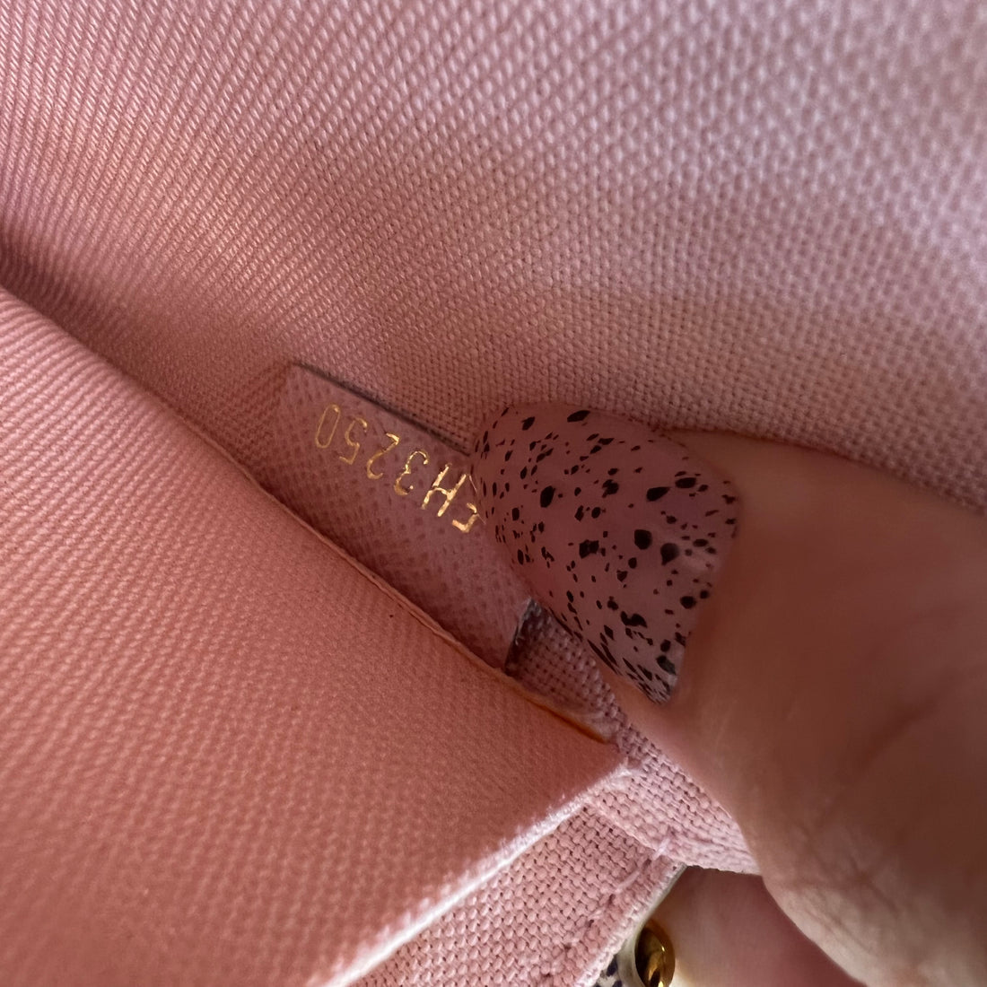 Louis Vuitton Felicie Pochette Damier Azur with One Insert