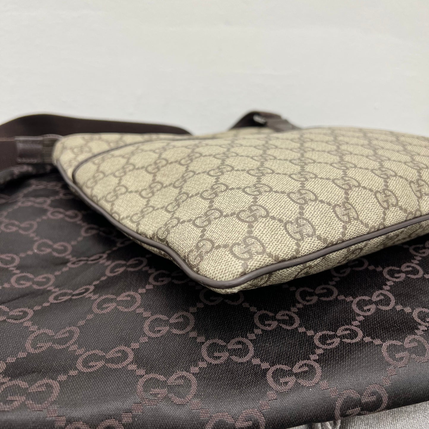 Gucci Monogram Messenger Bag