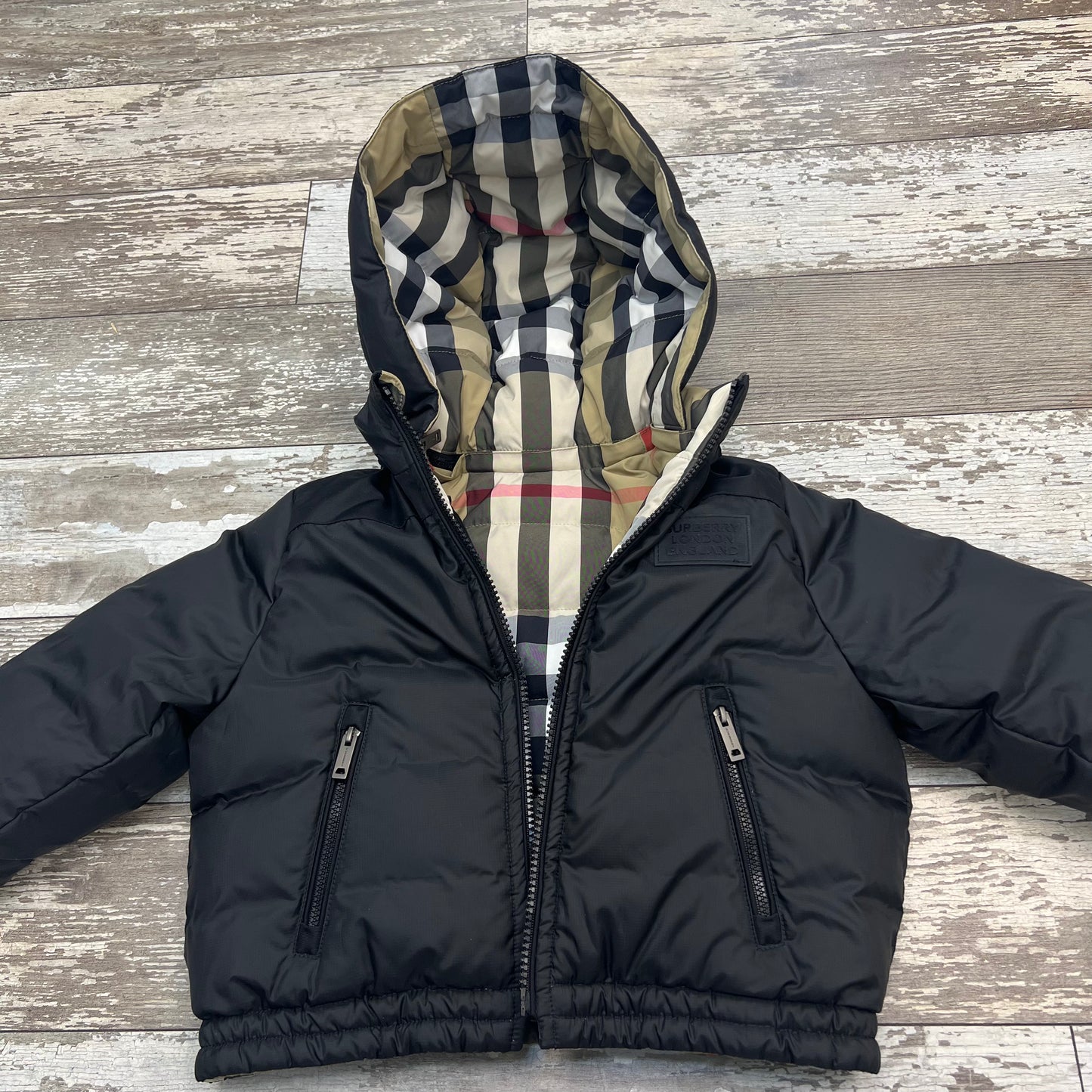 Burberry Kids Reversible Coat, 3 Youth