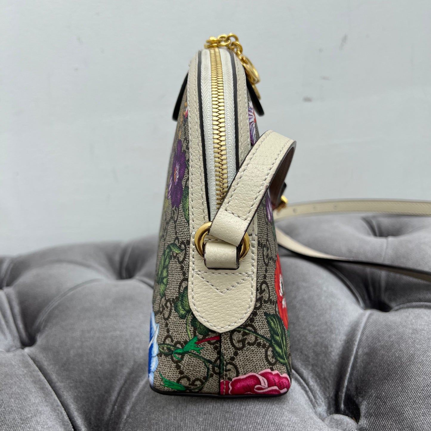 Gucci GG Monogram Ophidia Crossbody Bag Floral