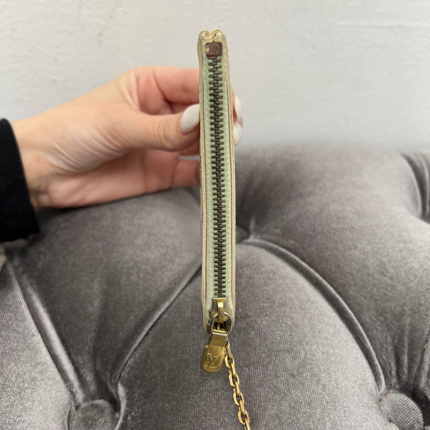 Louis Vuitton Key Pouch Damier Azur