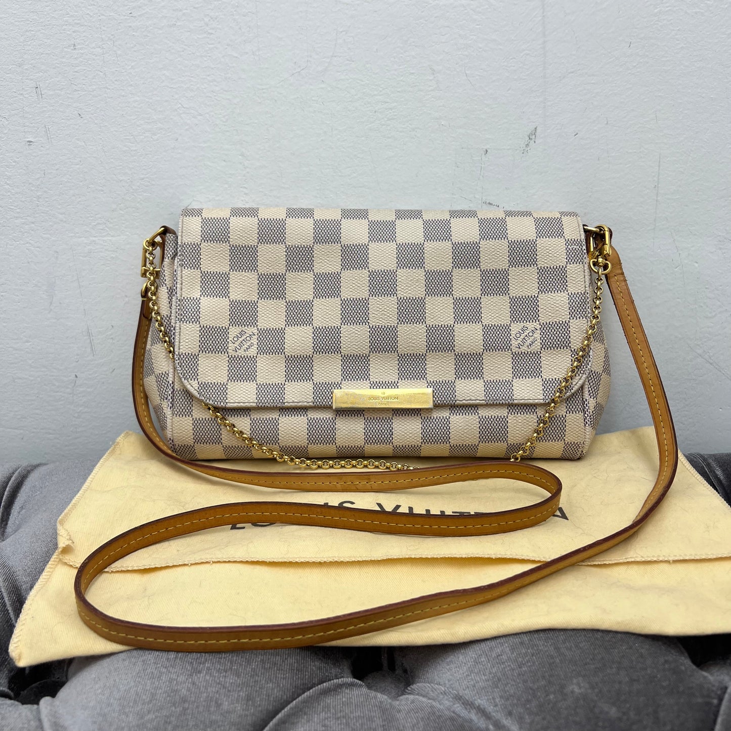 Louis Vuitton Favorite MM Damier Azur