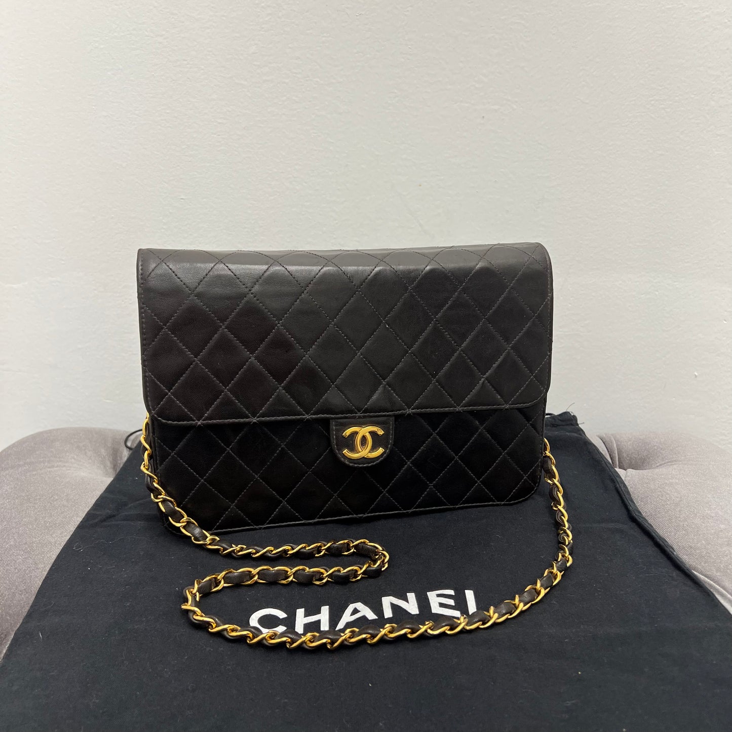 Chanel Vintage Single Flap Shoulder Bag