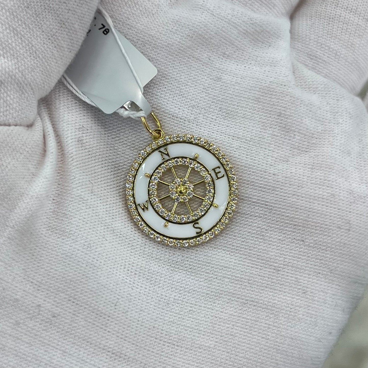 18k Gold NWES Pendant