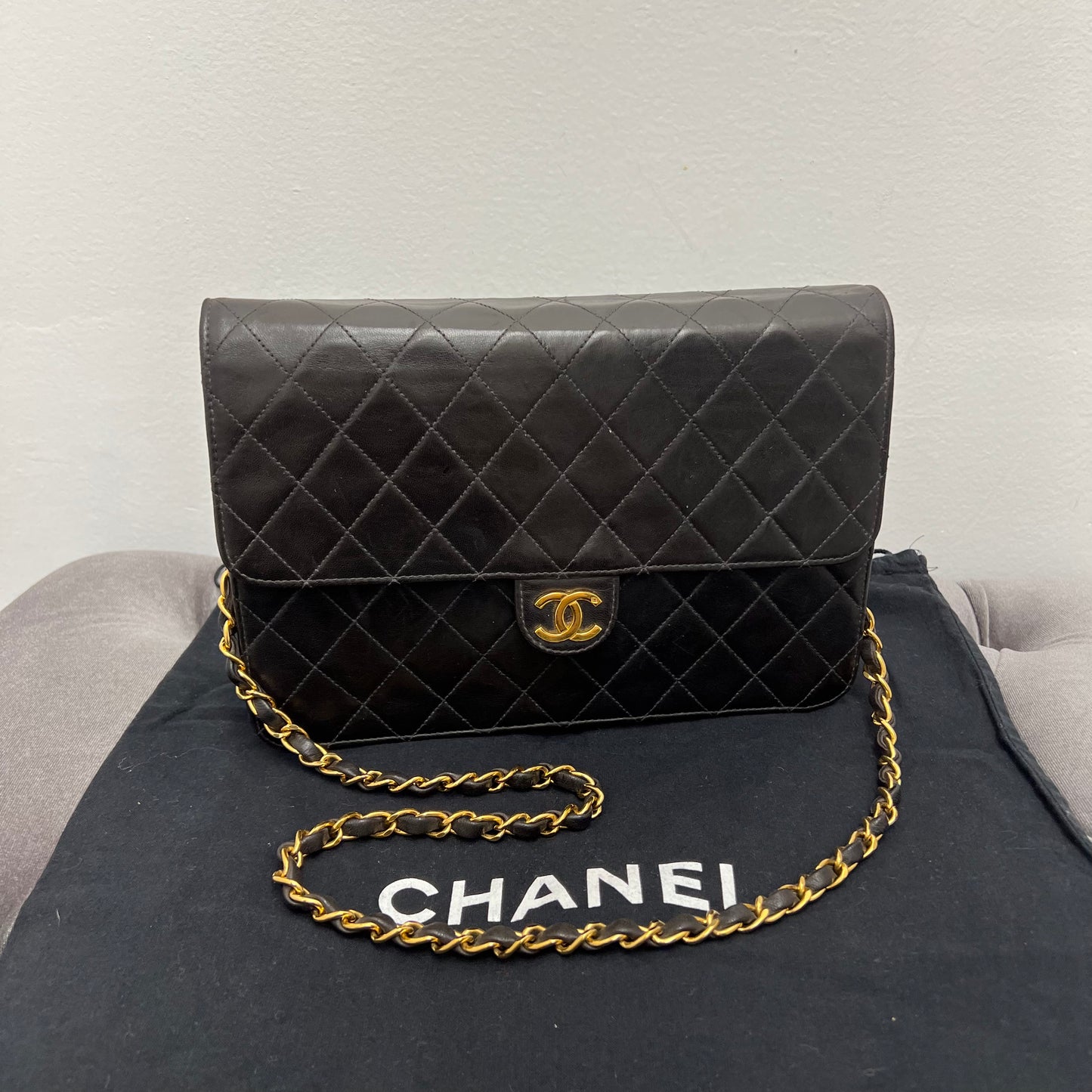 Chanel Vintage Single Flap Shoulder Bag