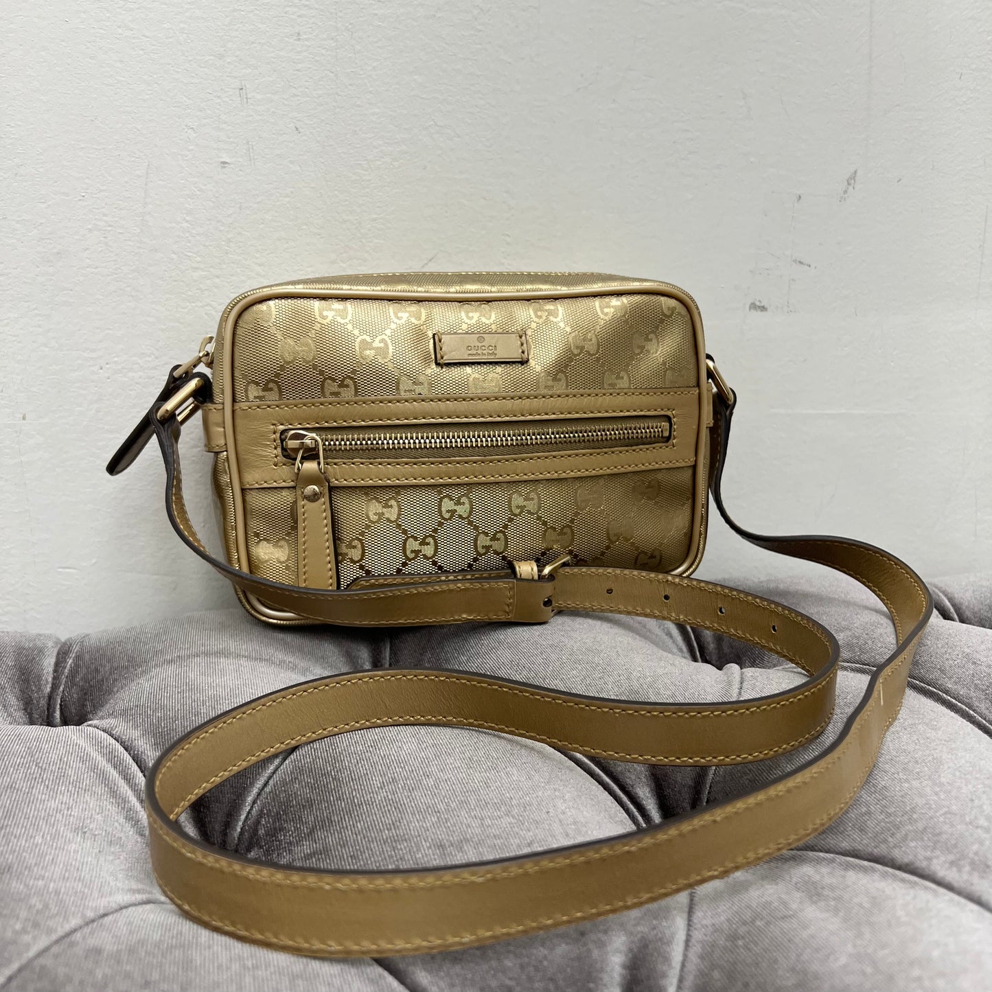 Gucci Camera Bag Gold