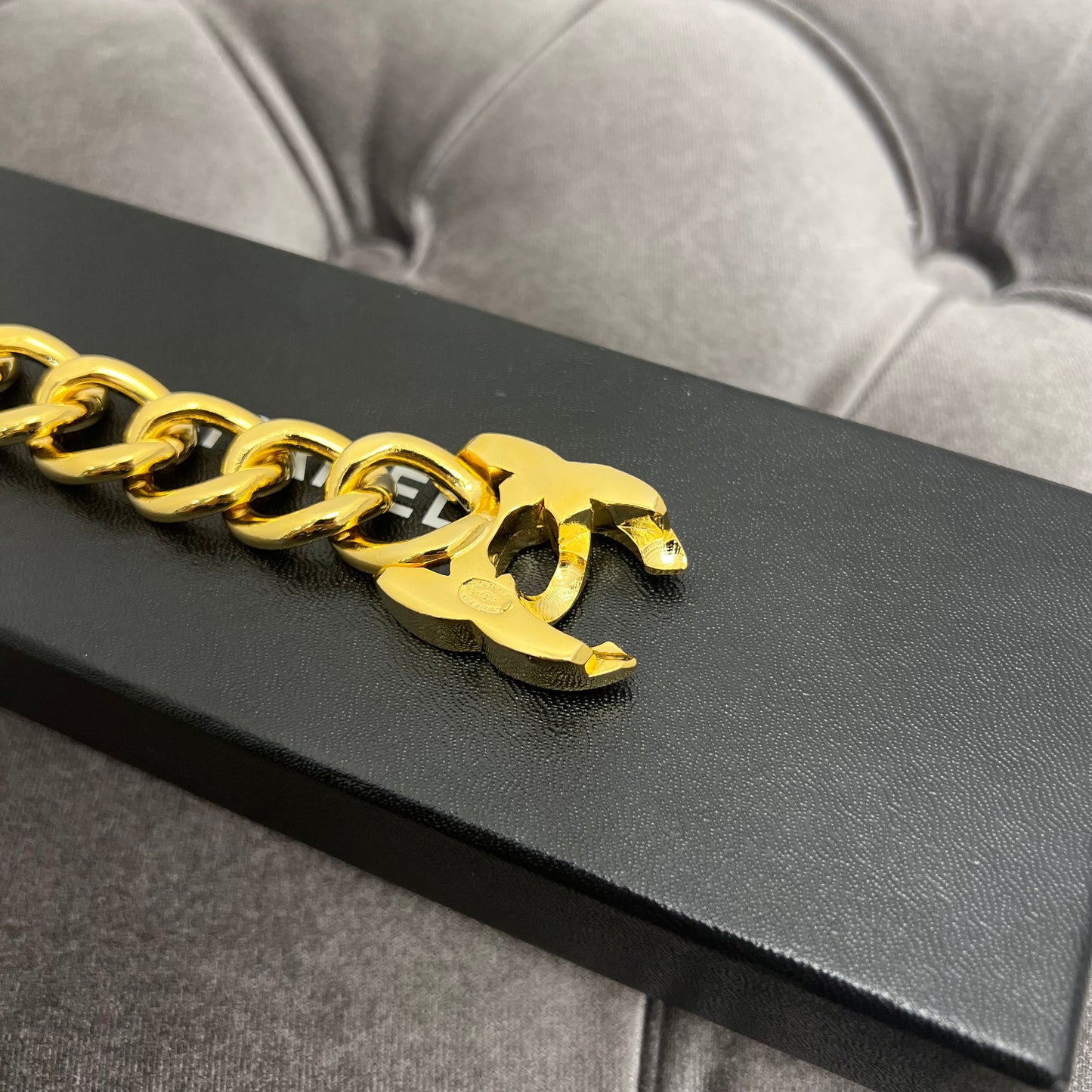 Chanel Vintage Logo Bracelet