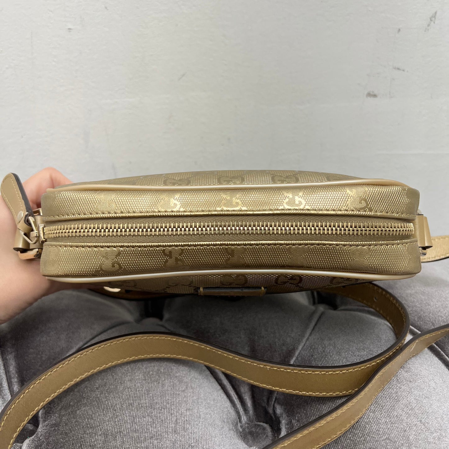 Gucci Camera Bag Gold