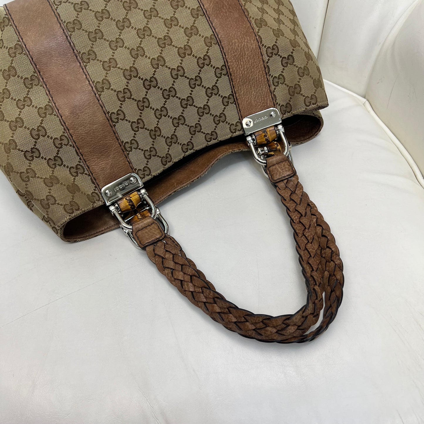 Gucci Canvas Shoulder Bag