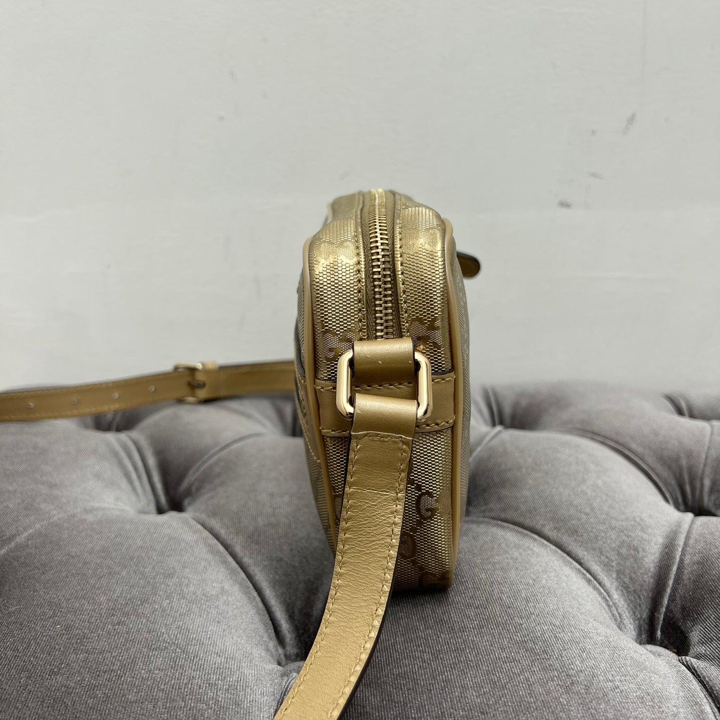 Gucci Camera Bag Gold