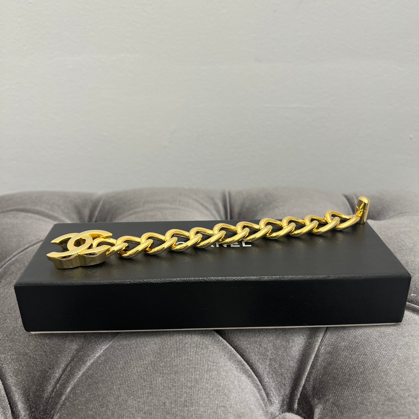 Chanel Vintage Logo Bracelet