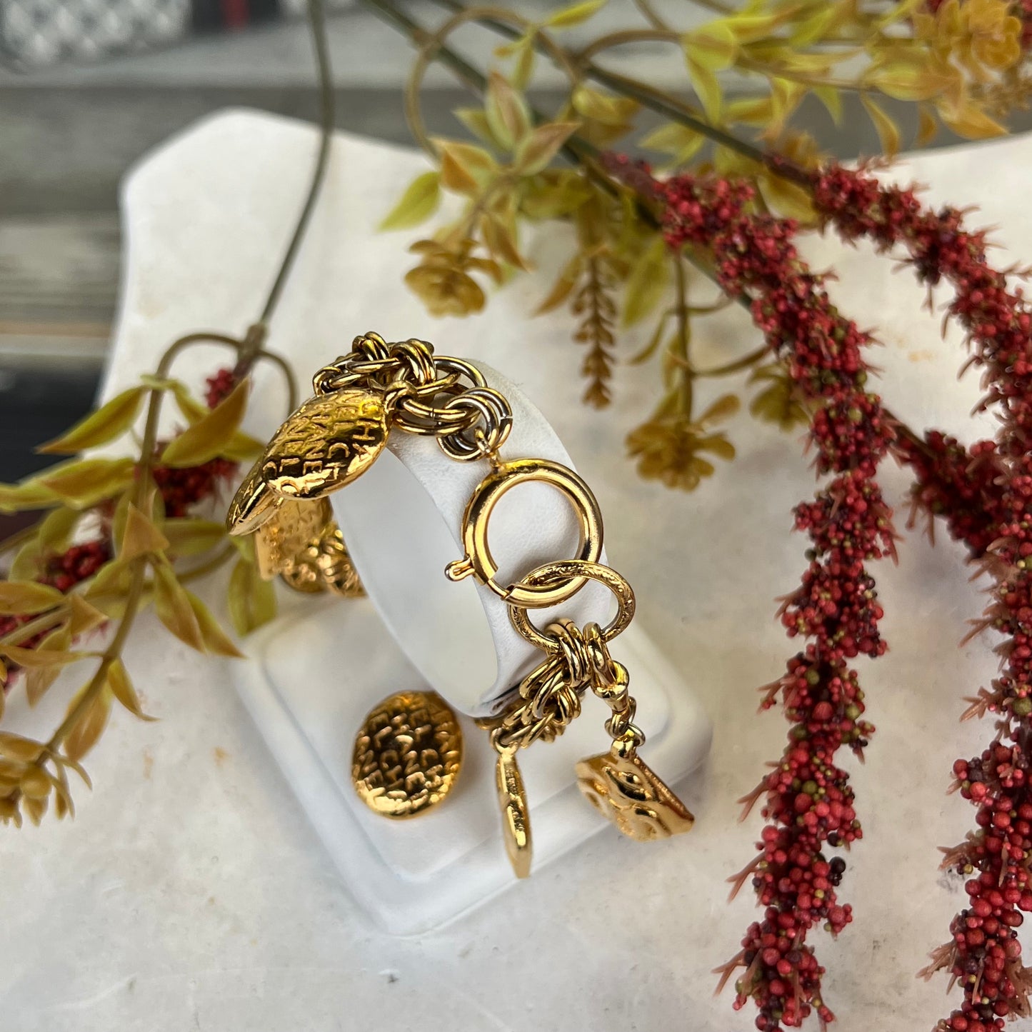 Chanel Vintage Charm Bracelet